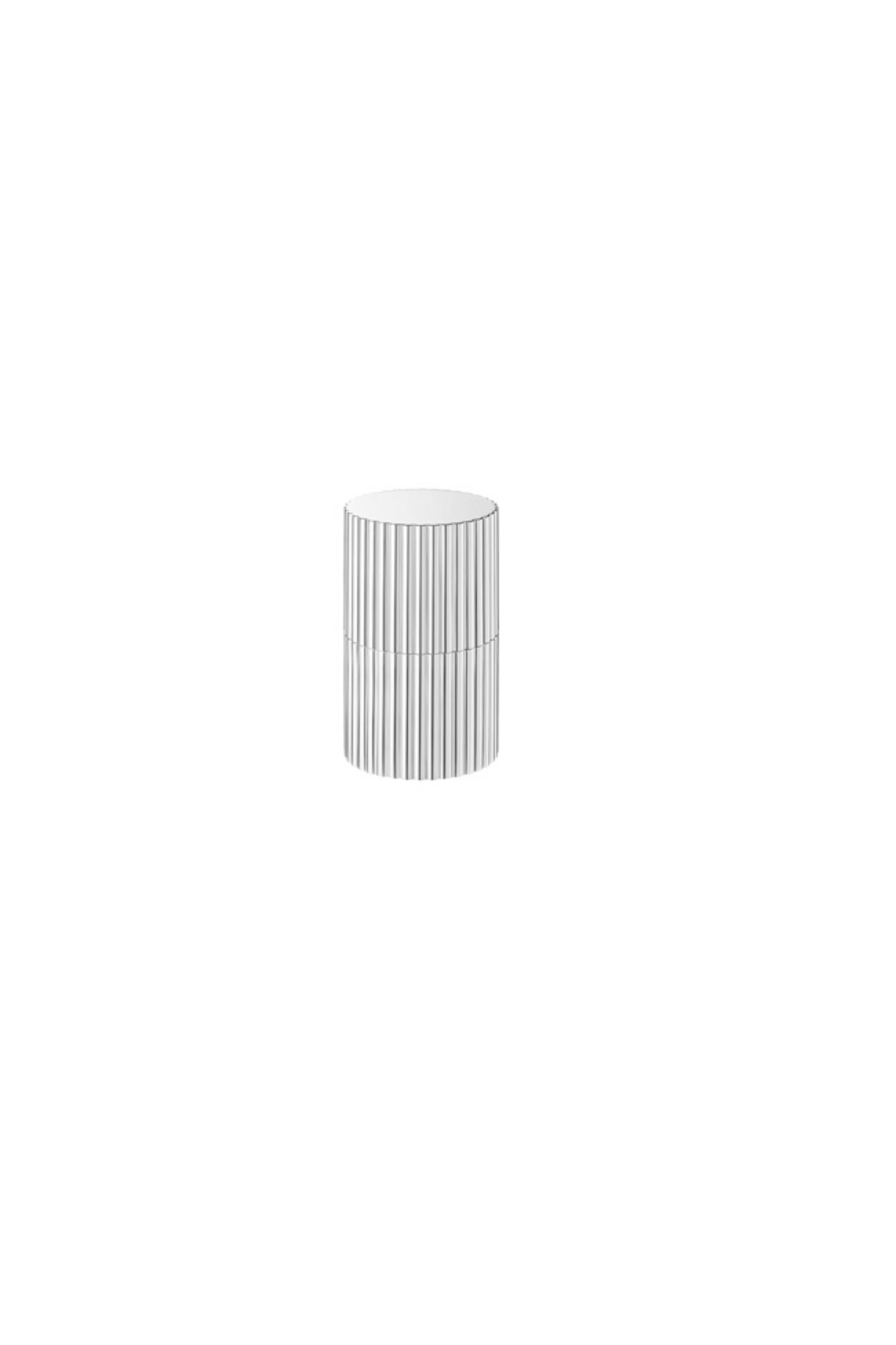American walnut and silver mills designed by Grégoire de Lafforest for Puiforcat.