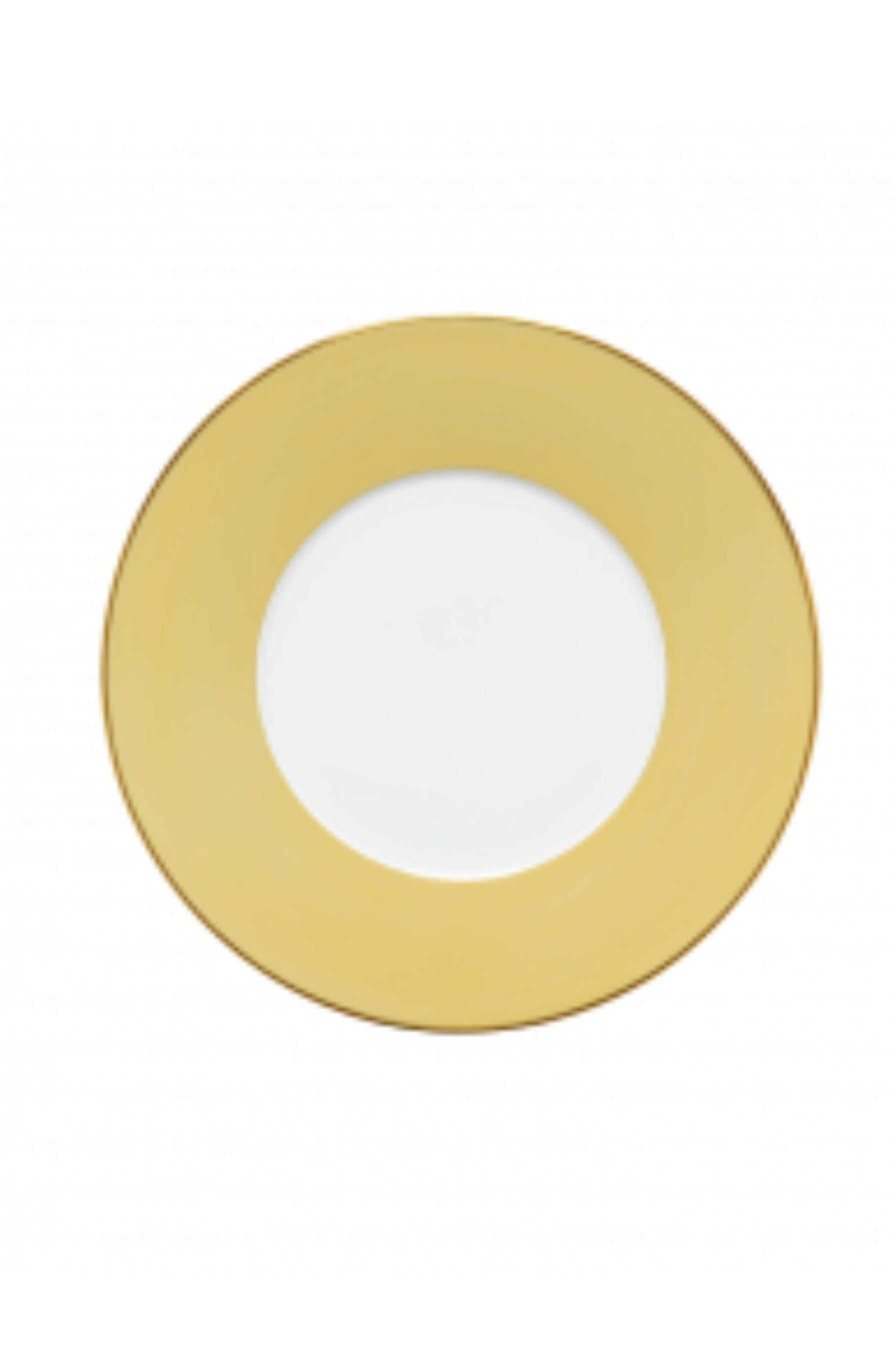 R. Haviland and C. Parlon present Lexington in yellow: hand-painted and banded plates to complement a wide range of décor.