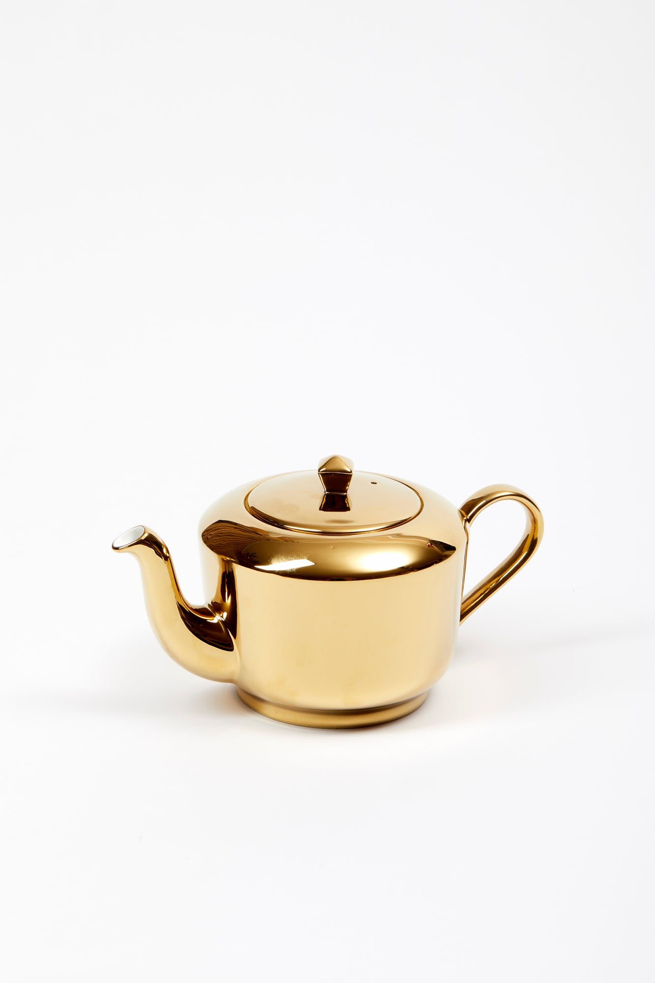 Gilded bone china tea service.