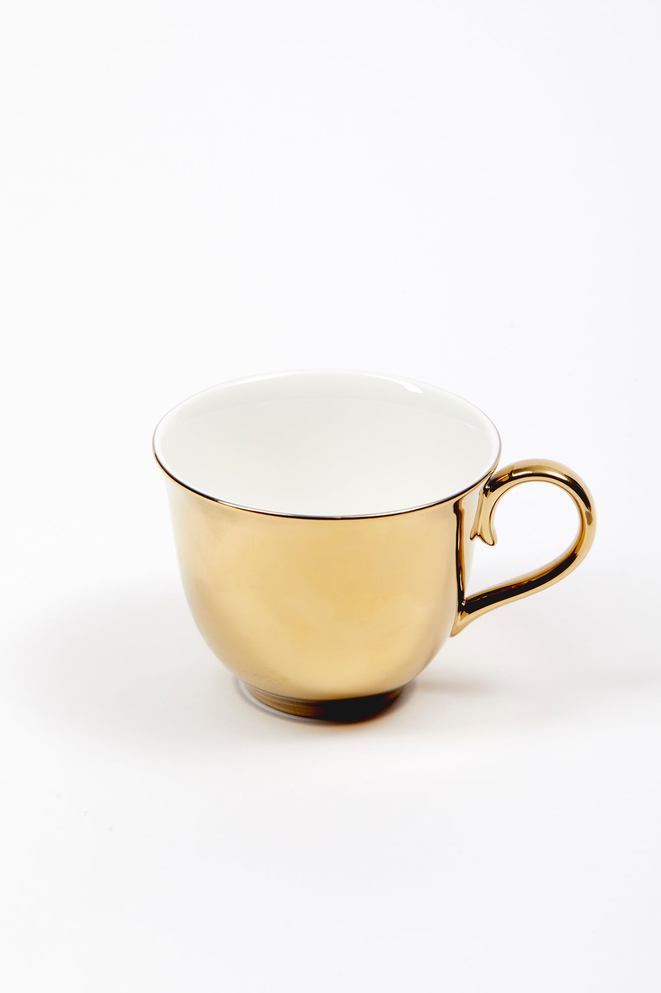 Gilded bone china tea service.