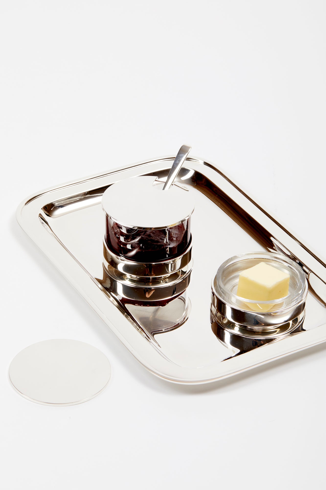 8"w x 12"l Silver Plated Passing Tray.