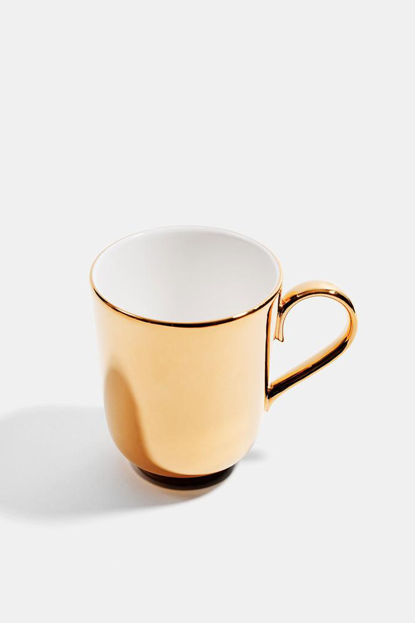 Gilded bone china tea service.