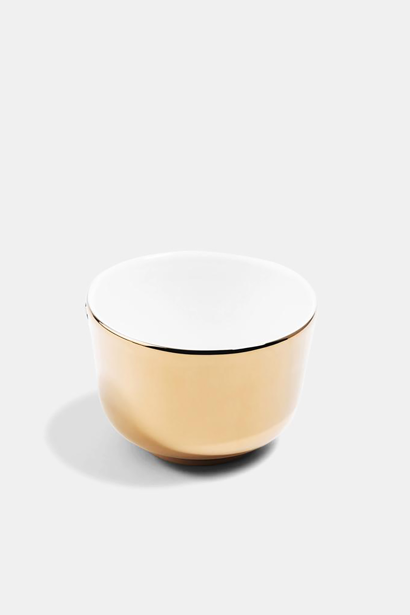 Gilded bone china tea service.