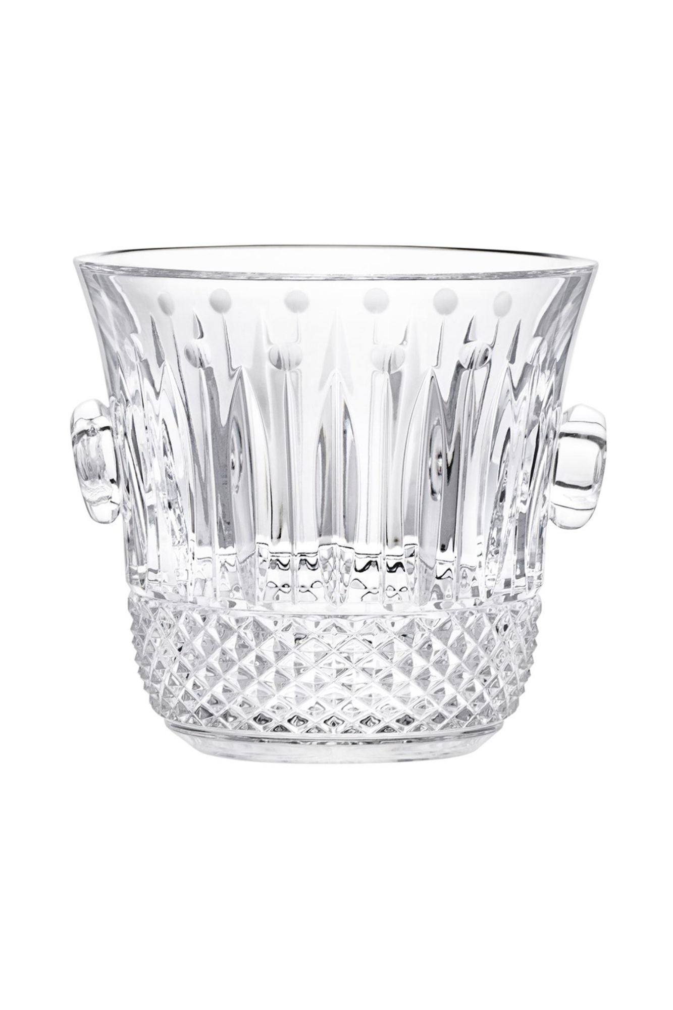 Tommy glassware. Each piece is mouth-blown and hand-cut crystal. From Saint-Louis, the oldest crystal manufactory in France founded in since 1586 and a Royal Glassworks since 1767. Handmade in France.