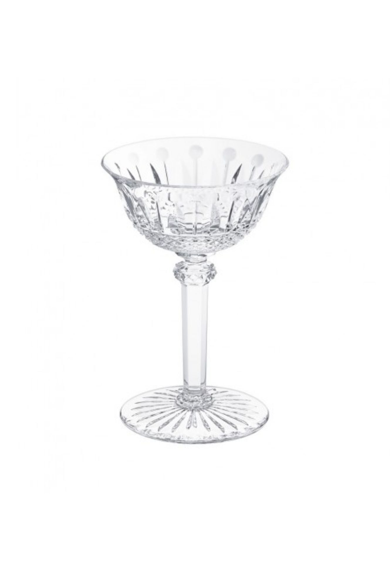 Tommy glassware. Each piece is mouth-blown and hand-cut crystal. From Saint-Louis, the oldest crystal manufactory in France founded in since 1586 and a Royal Glassworks since 1767. Handmade in France.
