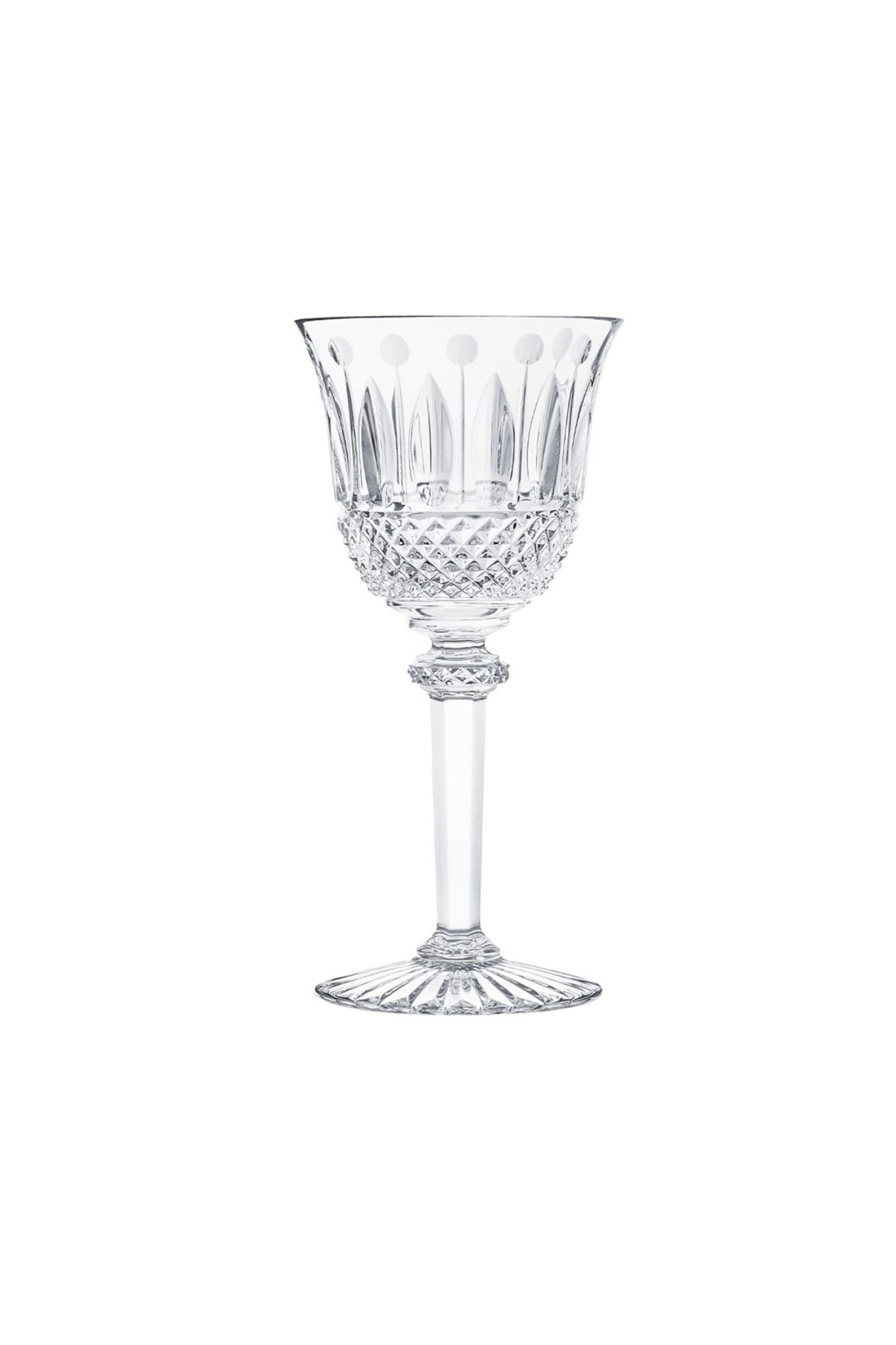 Tommy glassware. Each piece is mouth-blown and hand-cut crystal. From Saint-Louis, the oldest crystal manufactory in France founded in since 1586 and a Royal Glassworks since 1767. Handmade in France.