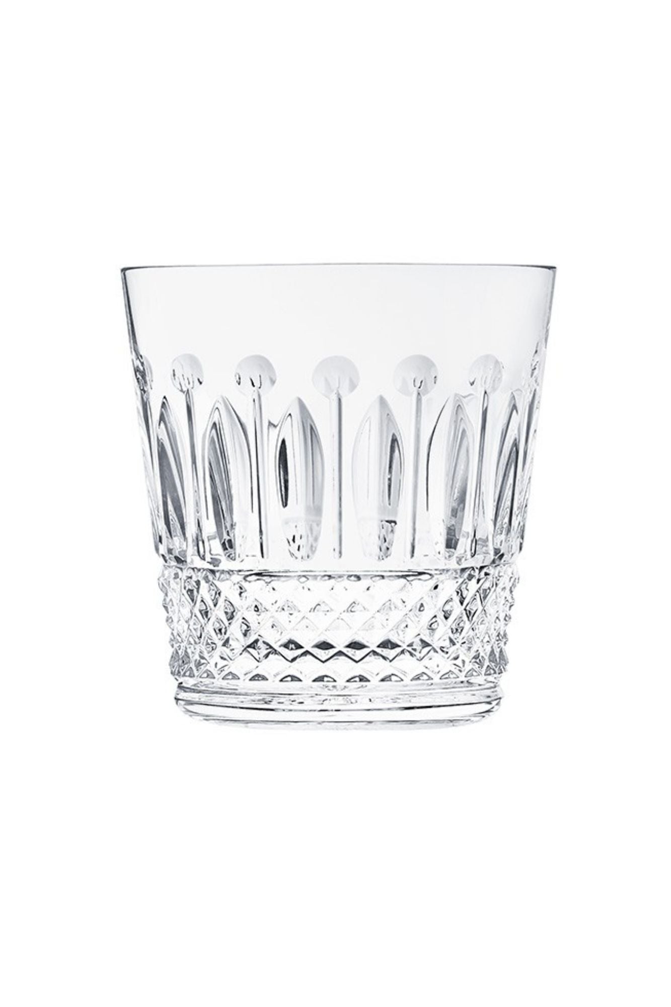 Tommy glassware. Each piece is mouth-blown and hand-cut crystal. From Saint-Louis, the oldest crystal manufactory in France founded in since 1586 and a Royal Glassworks since 1767. Handmade in France.