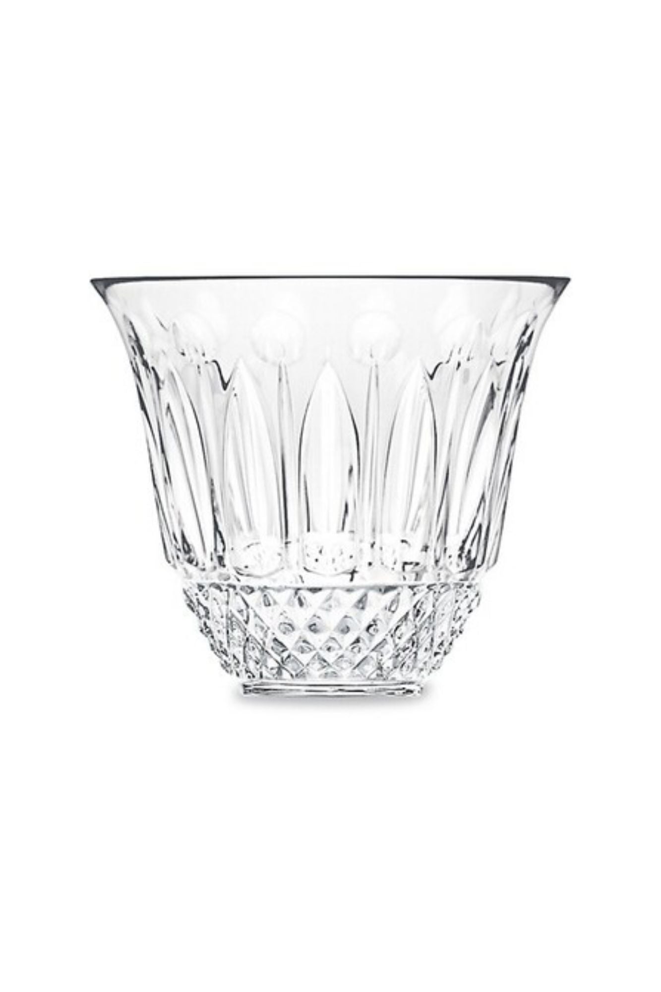 Tommy glassware. Each piece is mouth-blown and hand-cut crystal. From Saint-Louis, the oldest crystal manufactory in France founded in since 1586 and a Royal Glassworks since 1767. Handmade in France.
