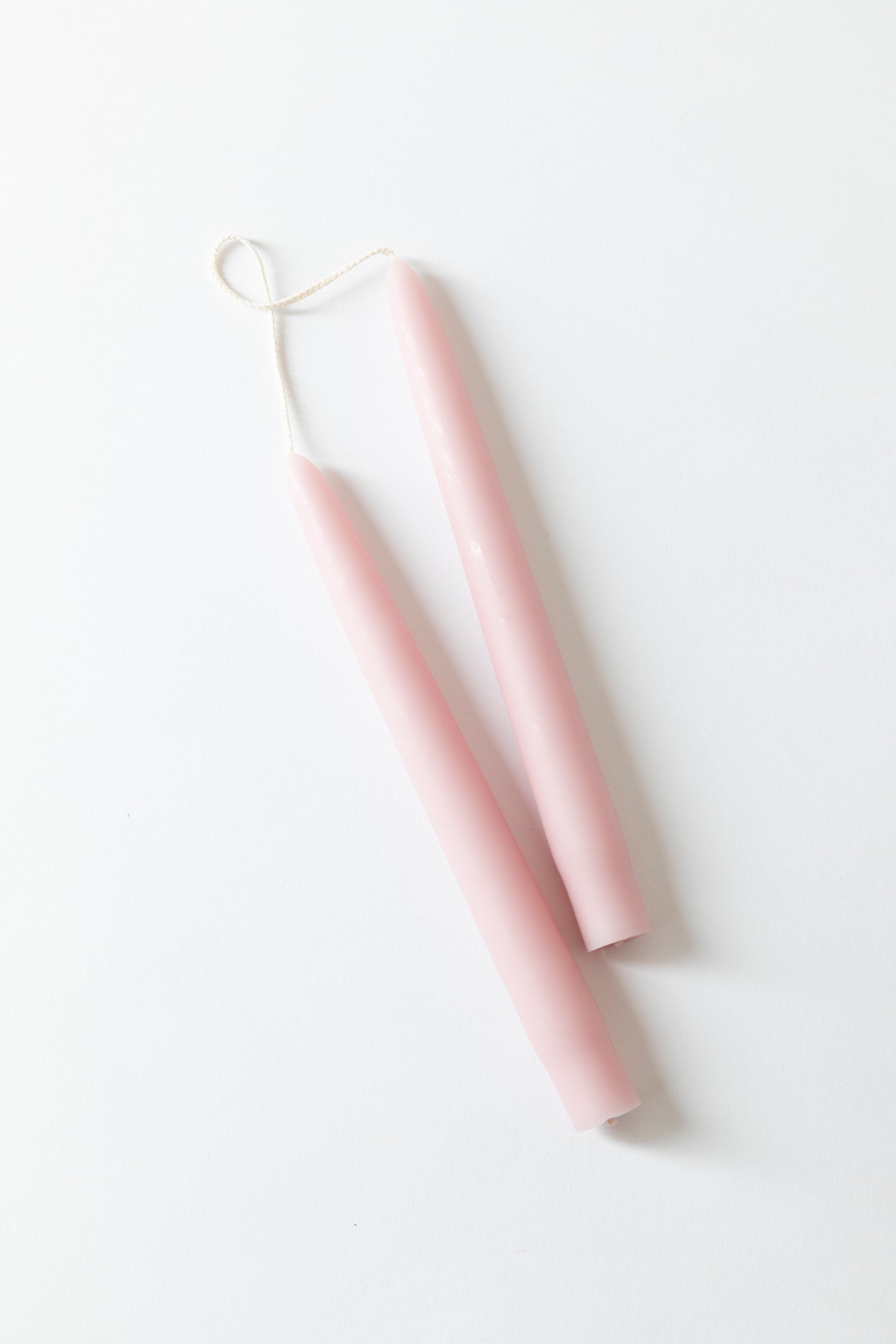 Hand-dipped wax candle tapers in juicy colors.