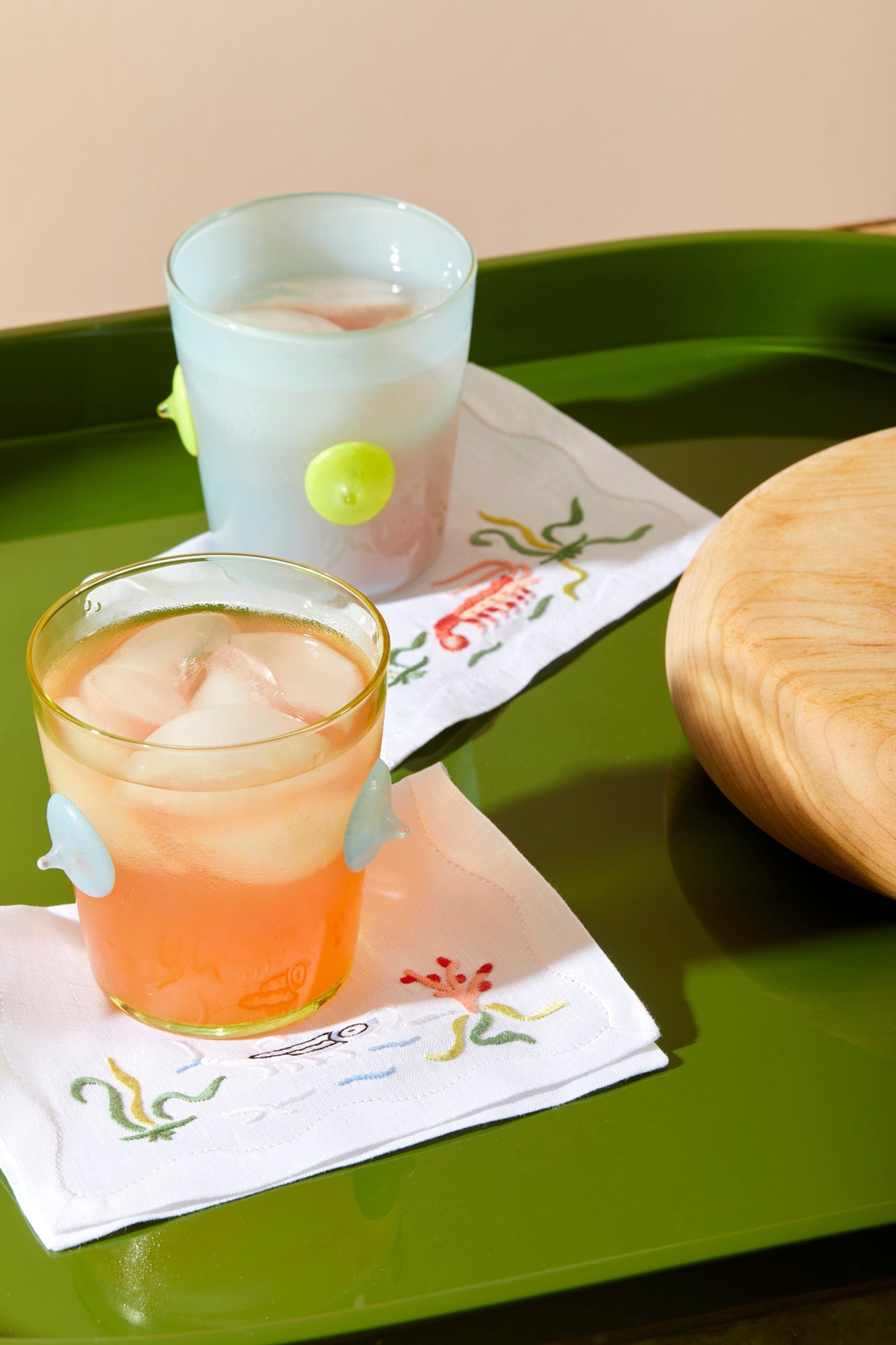 Asp & Hand is a glass design studio in the Pacific Northwest founded by artists and couple Blair and Eli Hansen.