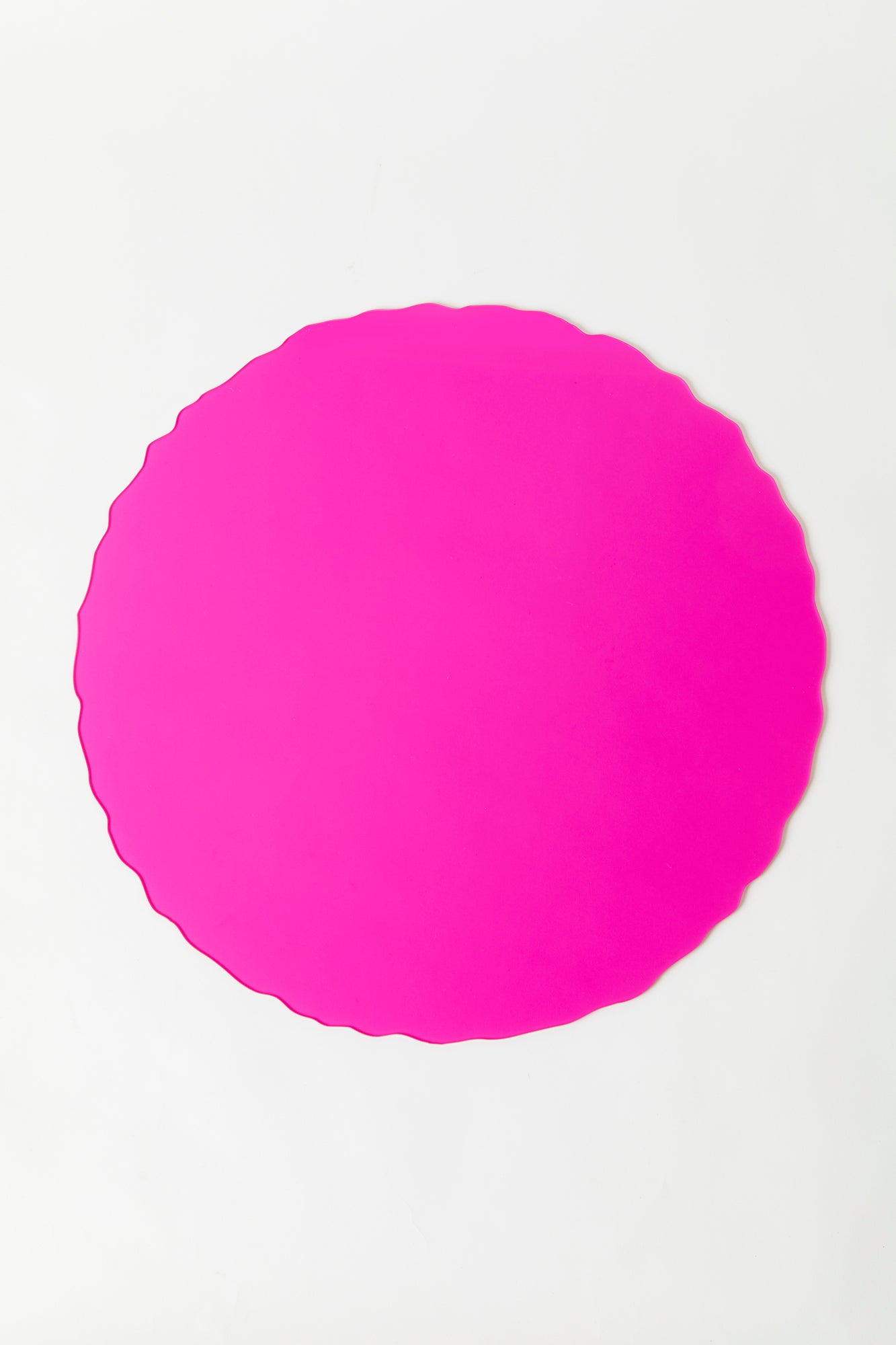 Neon acrylic placemats.