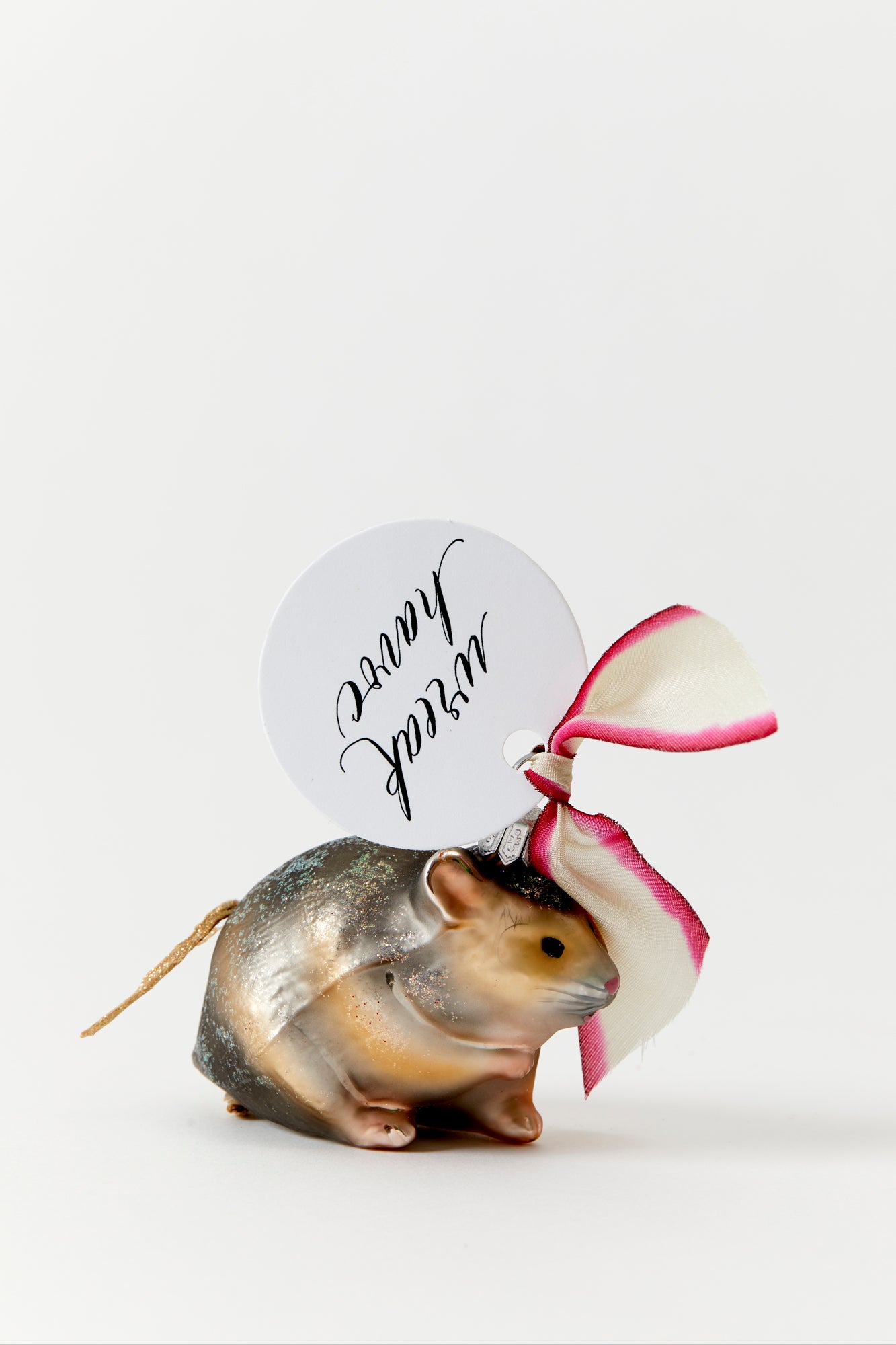 Rat rodent ornament.