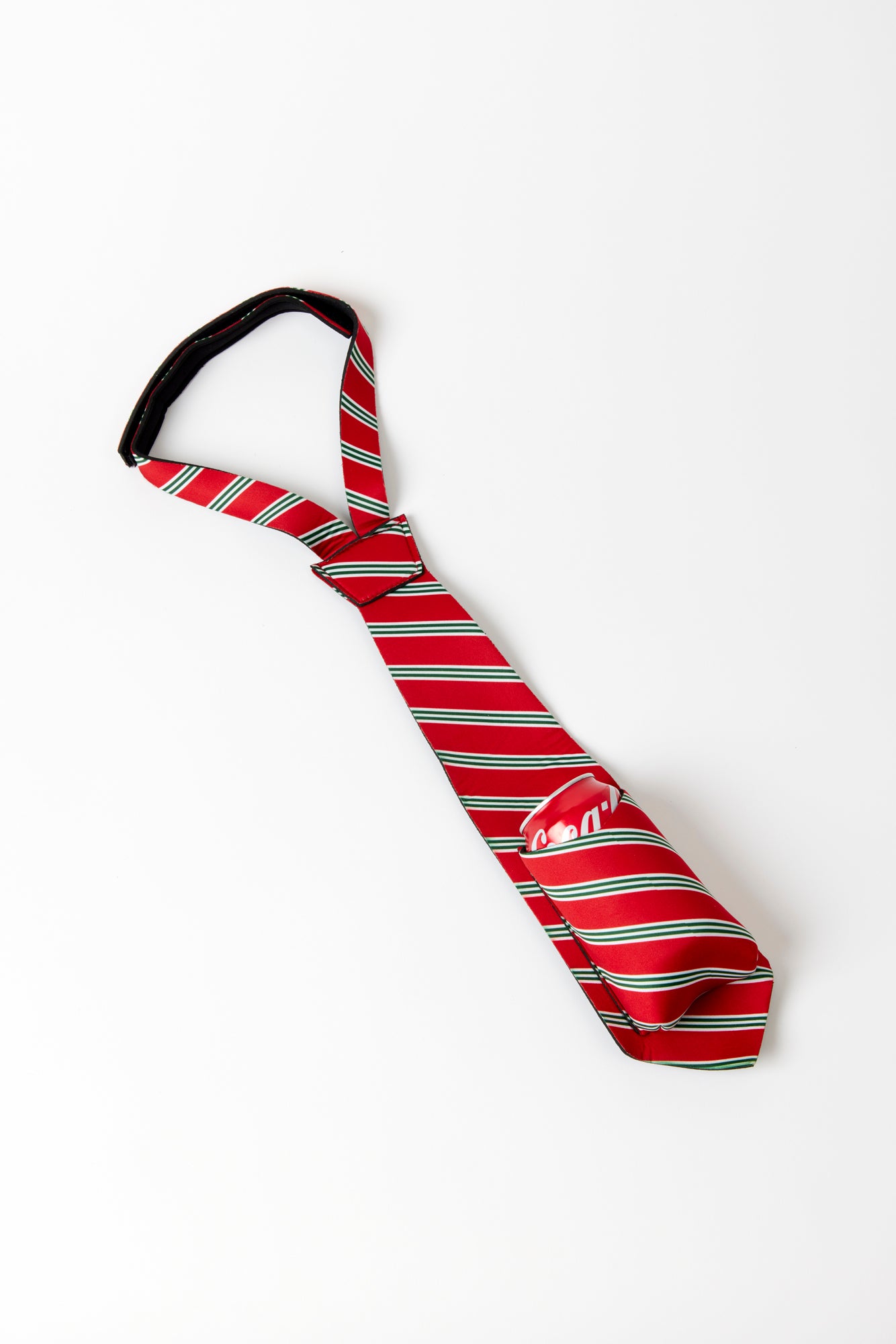 Tie with koozie holder for game day.