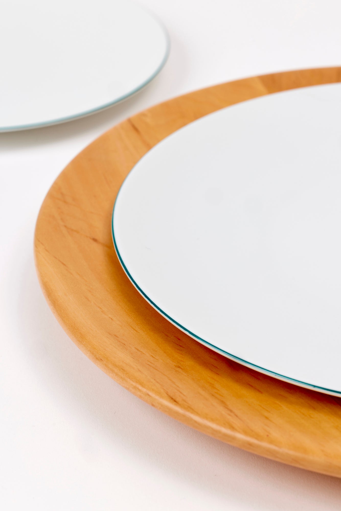 Porcelain Monceau serving dishes.