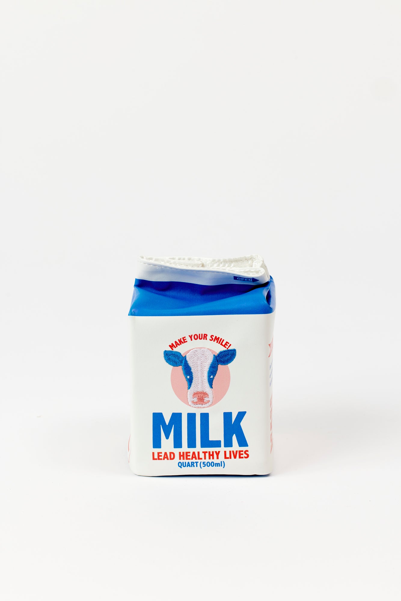 Pouches dressed as food.