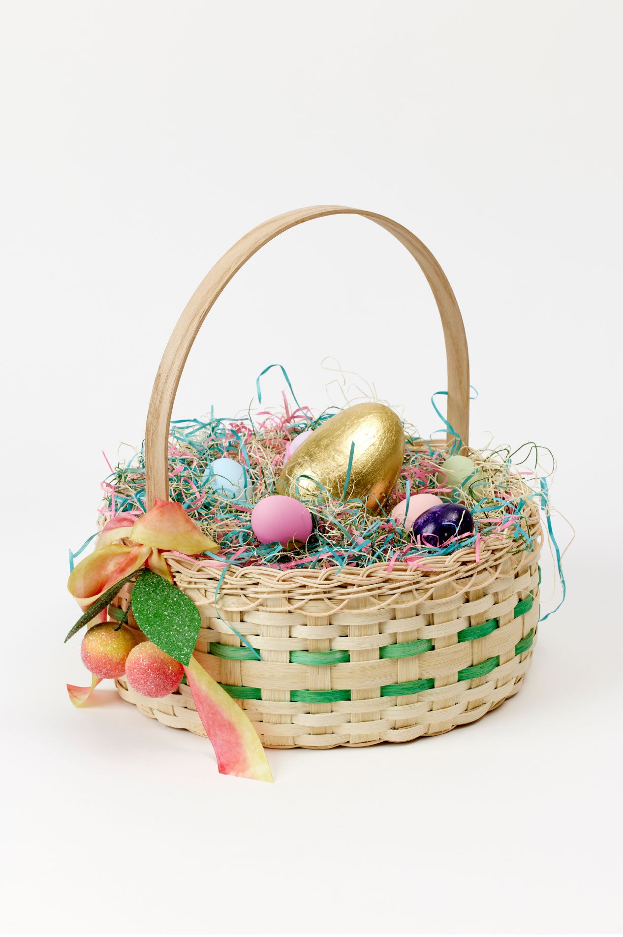 Colorful Easter grass.