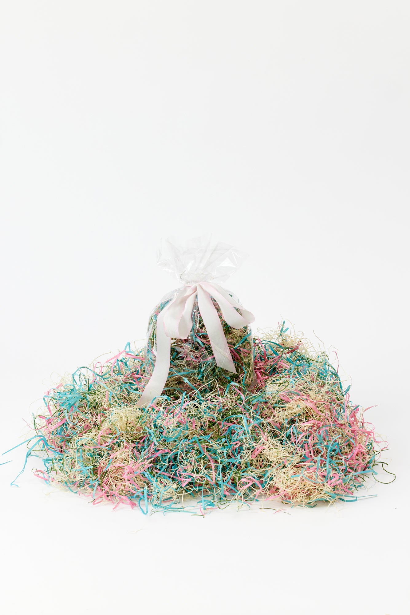 Colorful Easter grass.