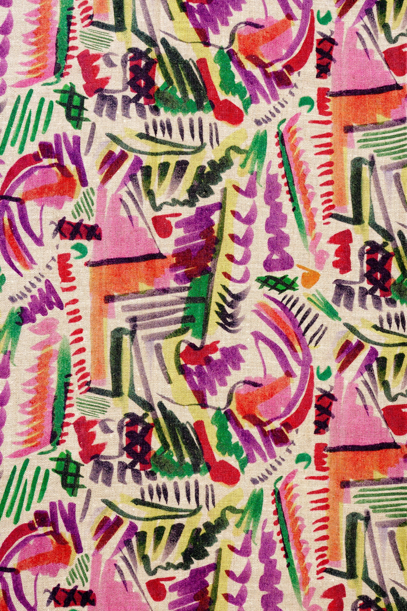Tablecloth designed from William Eggleston drawings.