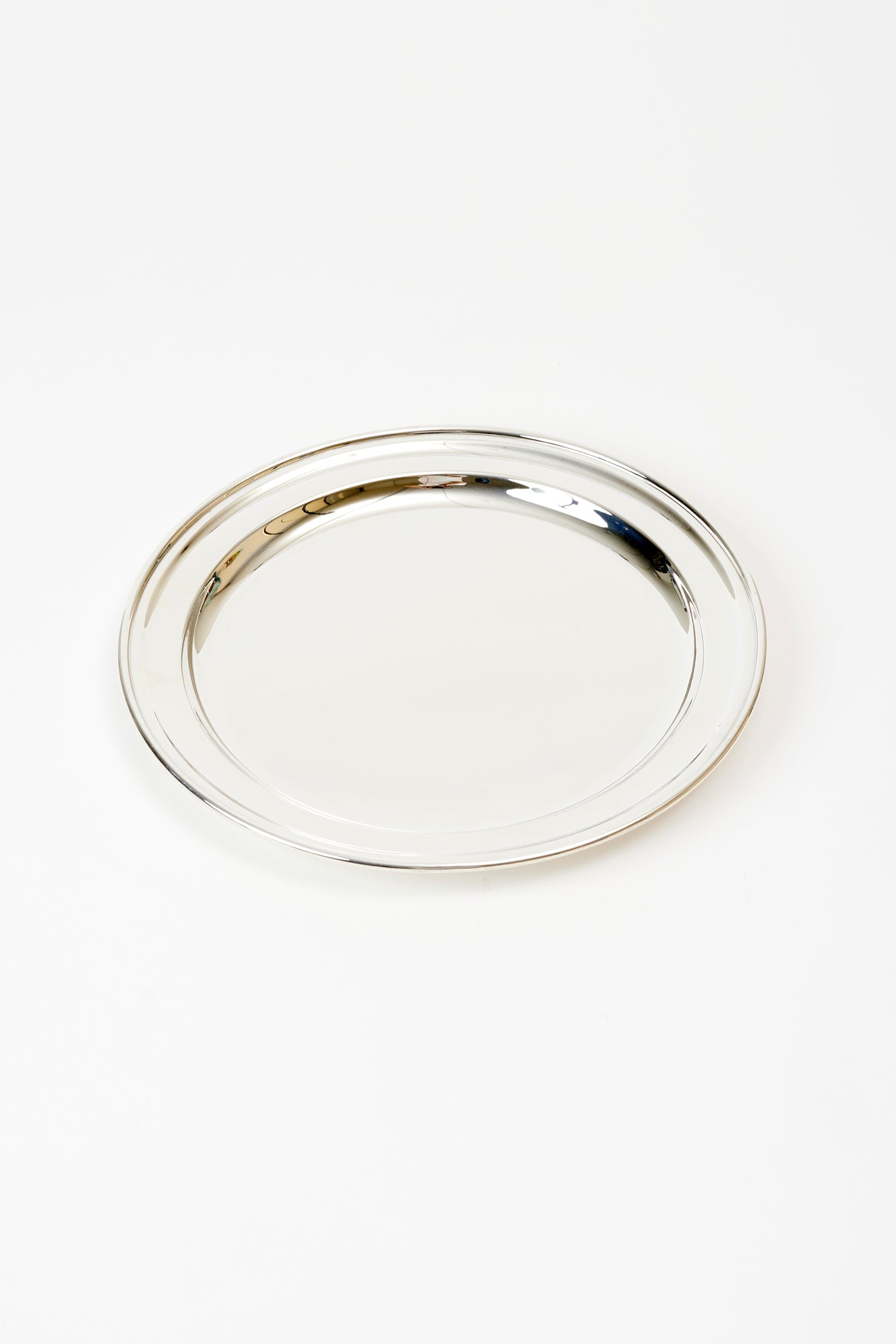 Vintage silver passing tray.