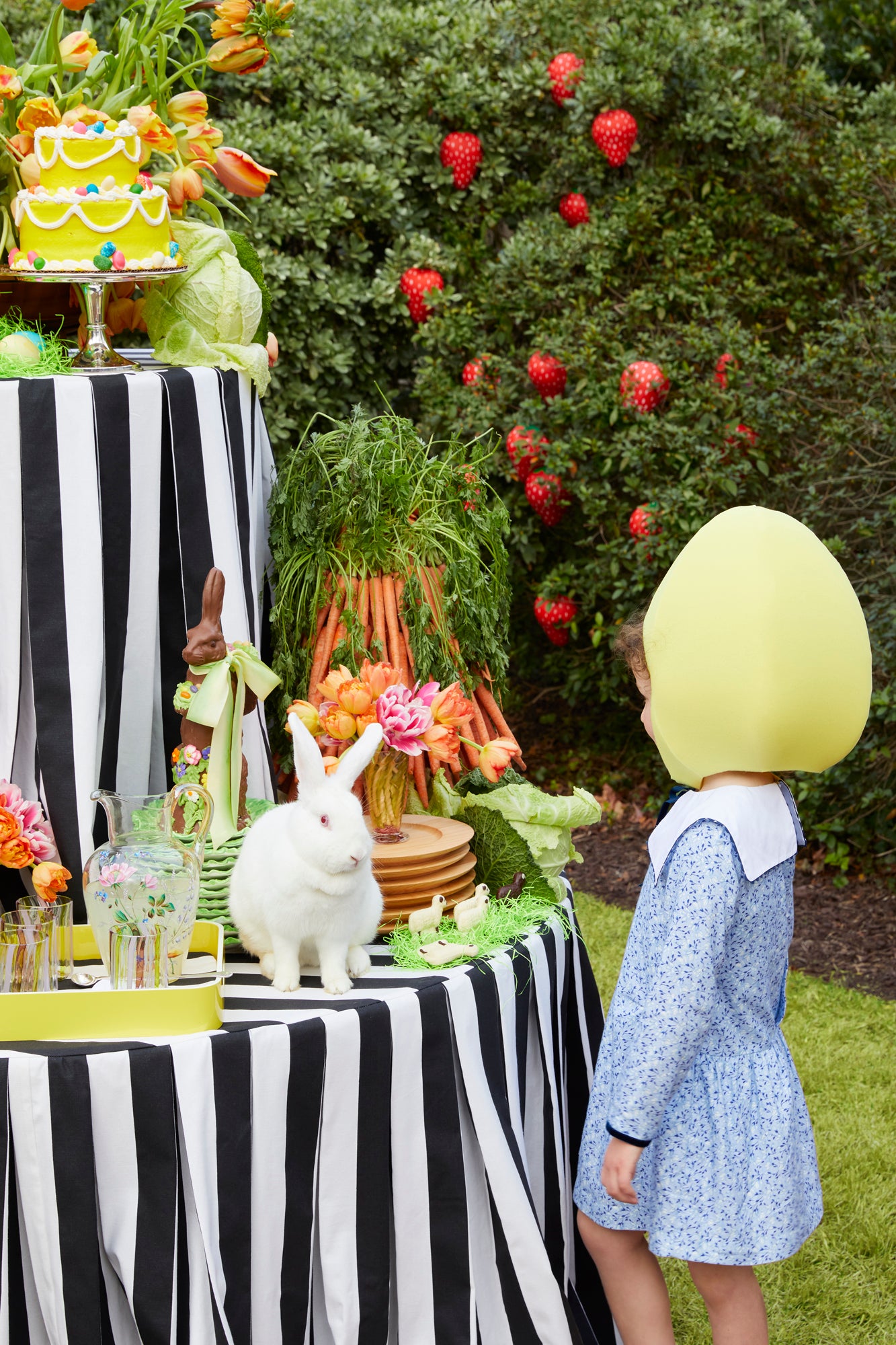 Flock of chocolate sheep.