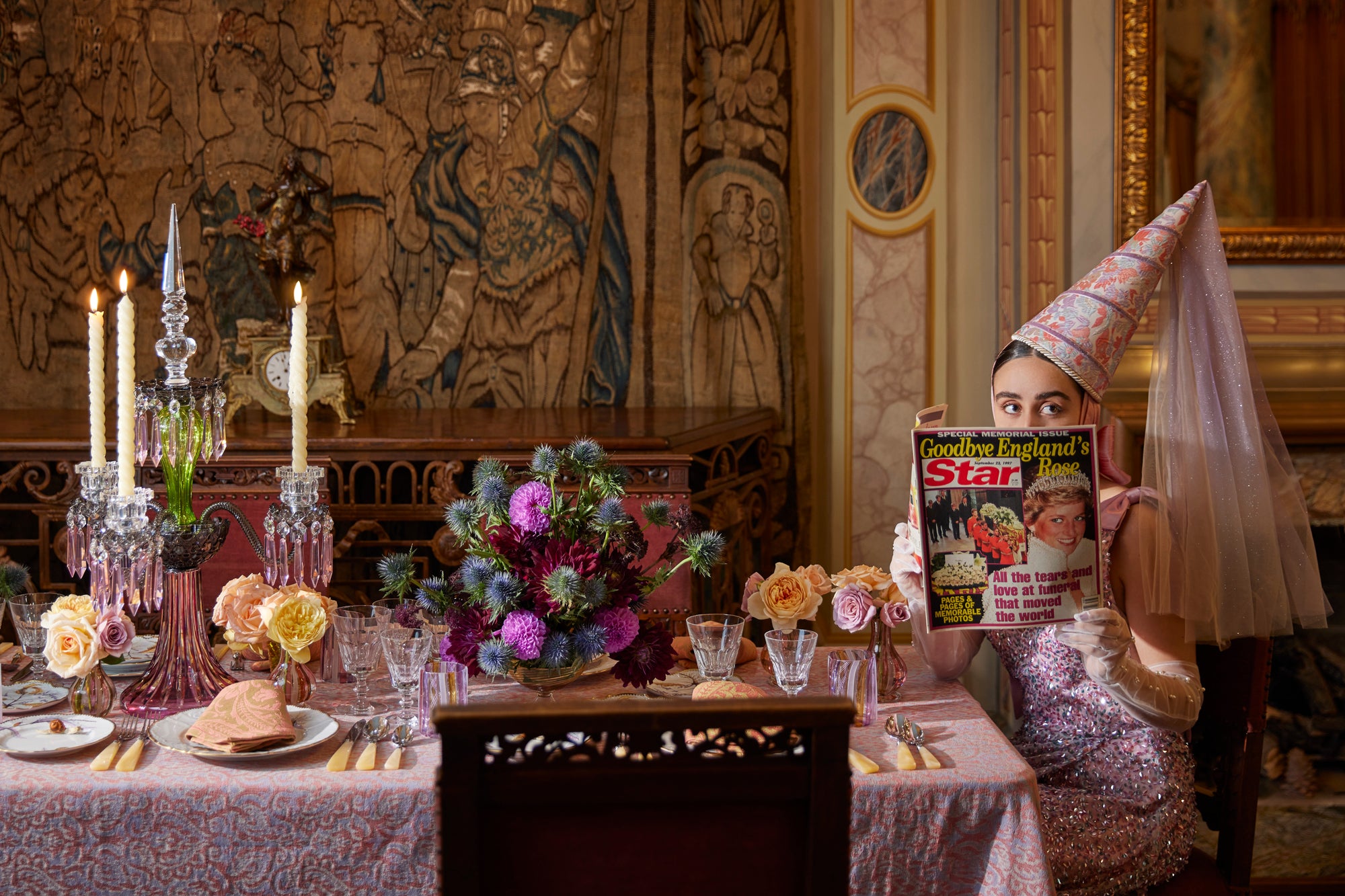 A royal affair dinner for 8.