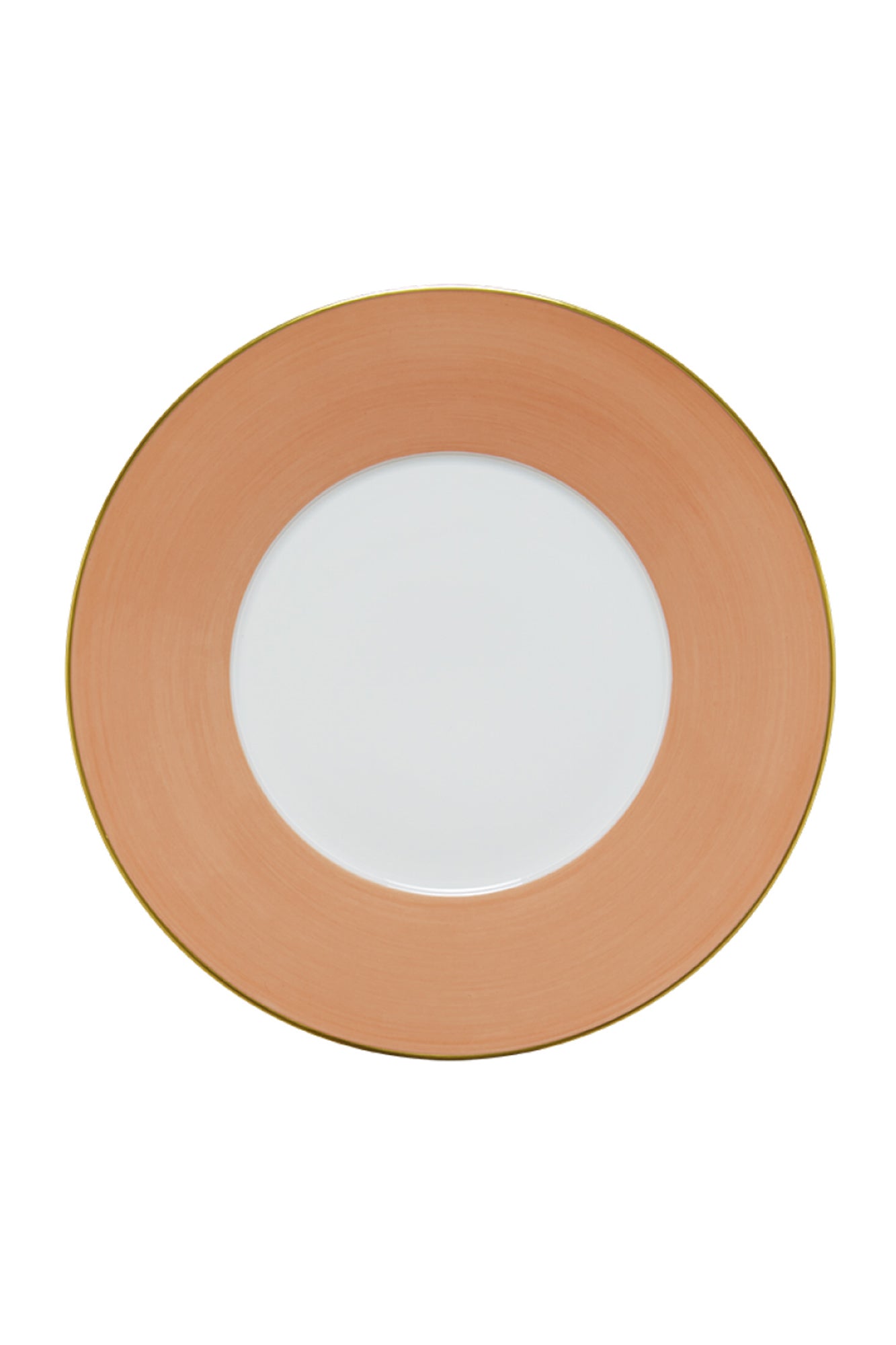 R. Haviland and C. Parlon present Lexington in Salmon: hand-painted and banded plates to complement a wide range of décor.