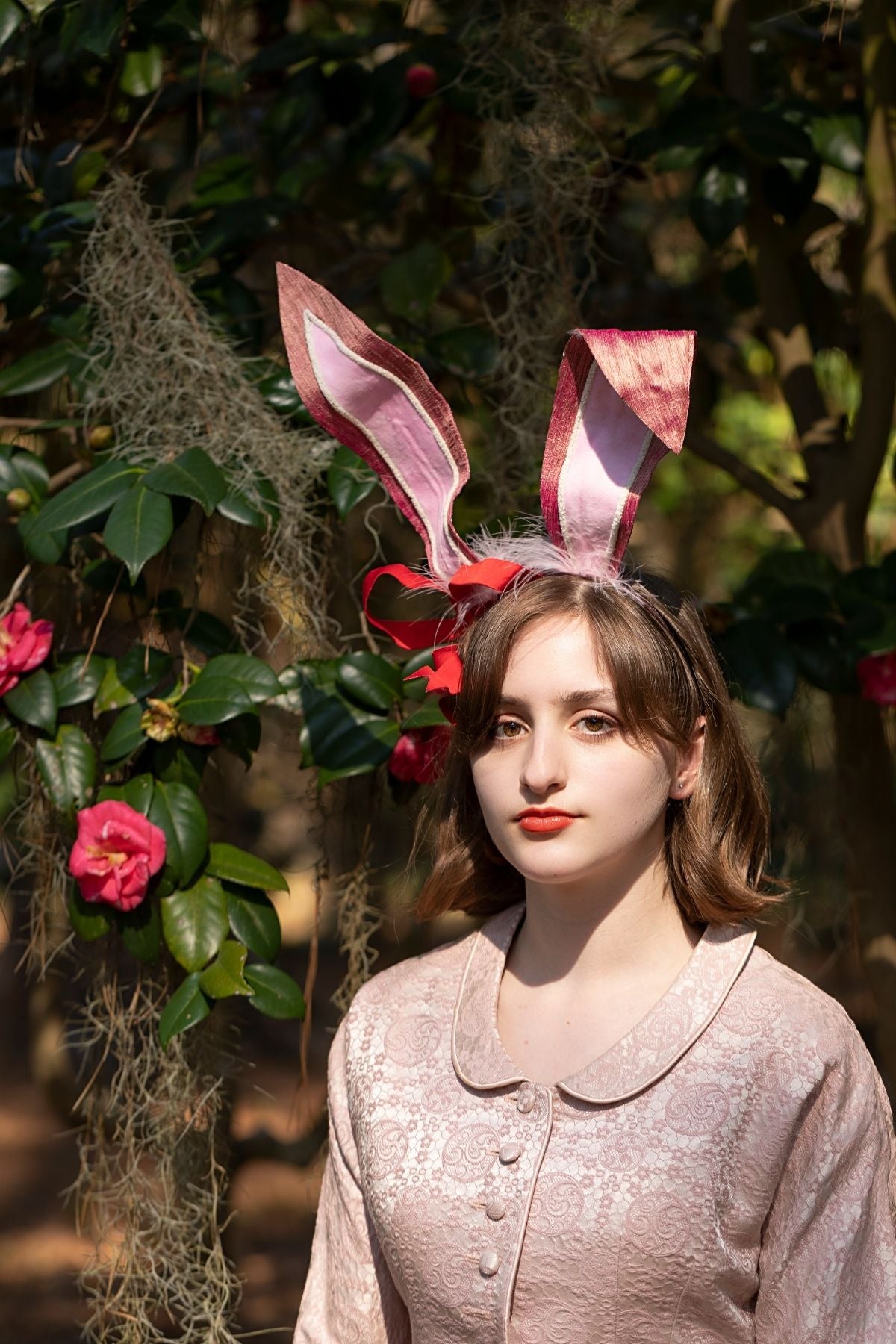 Wild hare or bunny ears headband. Perfect for a costume or Easter morning.