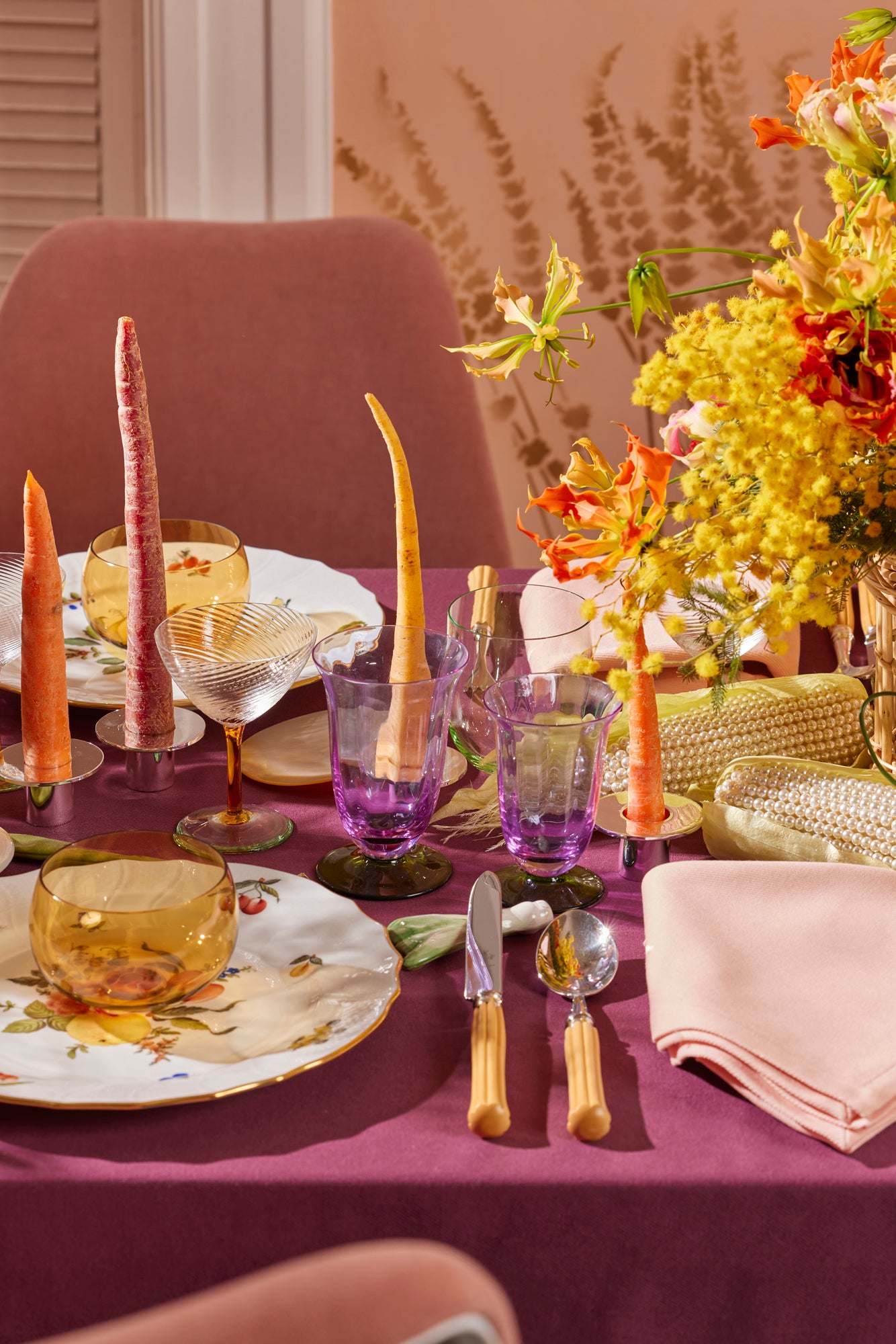 Spring inspired tablescape.