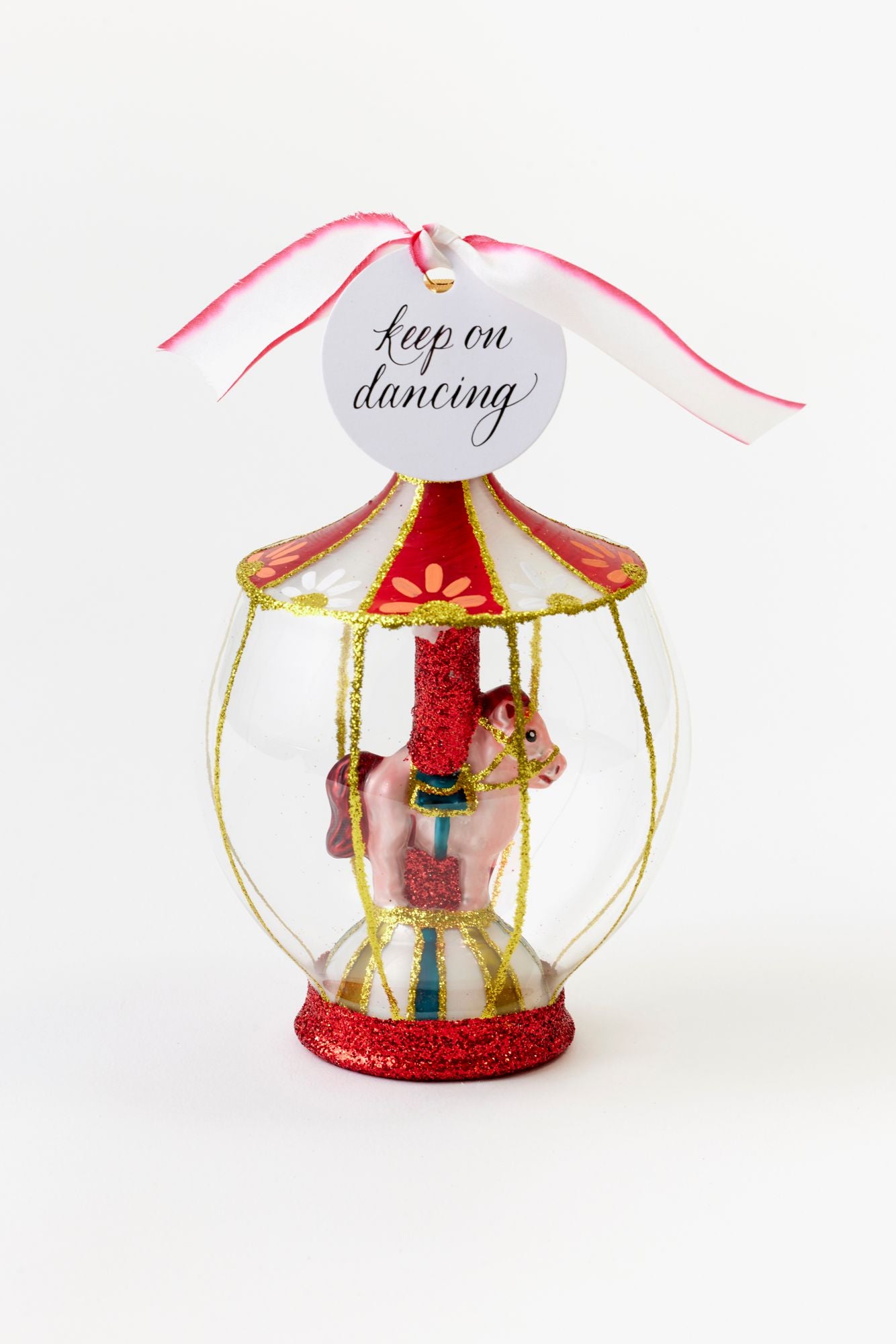 Carousel ornament.