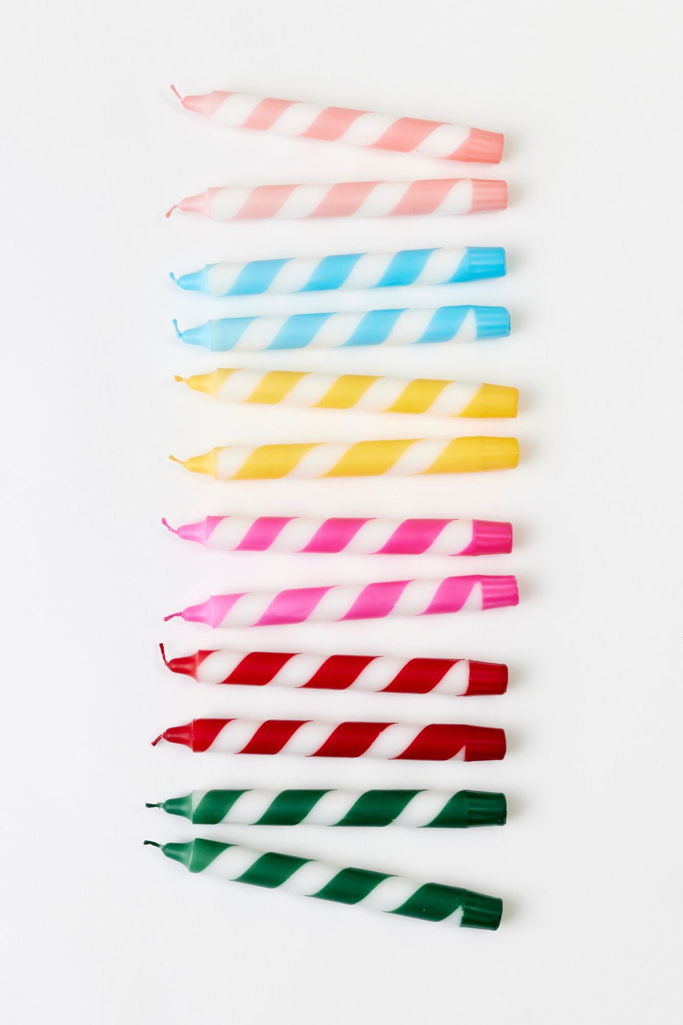 SET OF 2 CAROUSEL TAPERS.