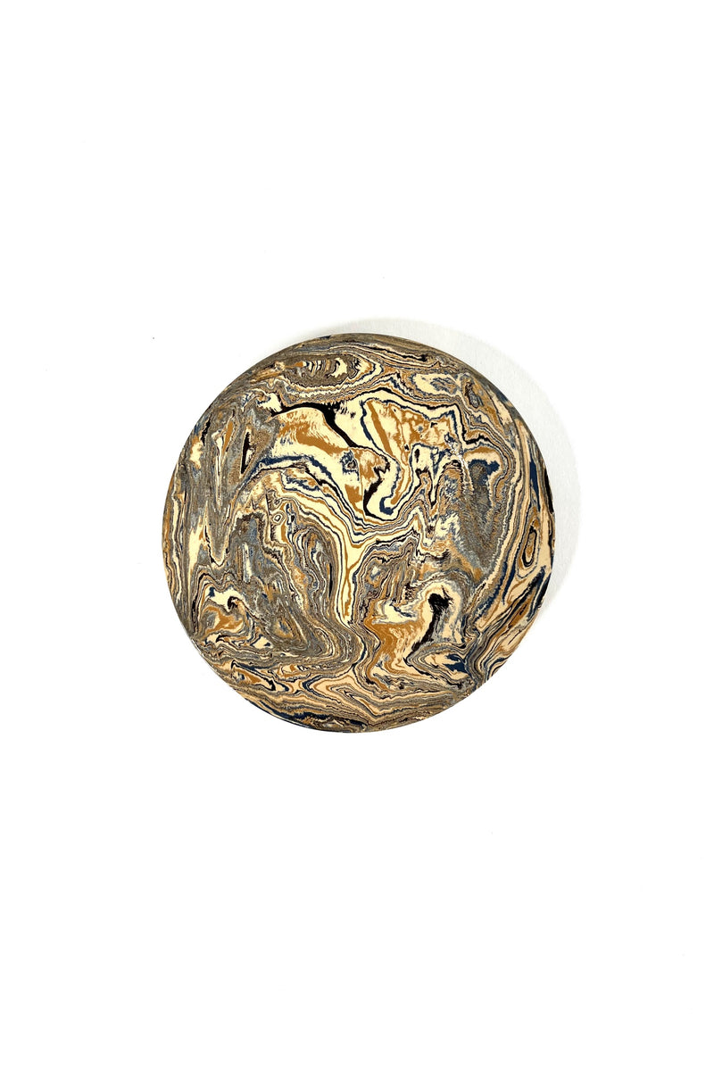 SET OF 8 MARBLED DESSERT PLATES