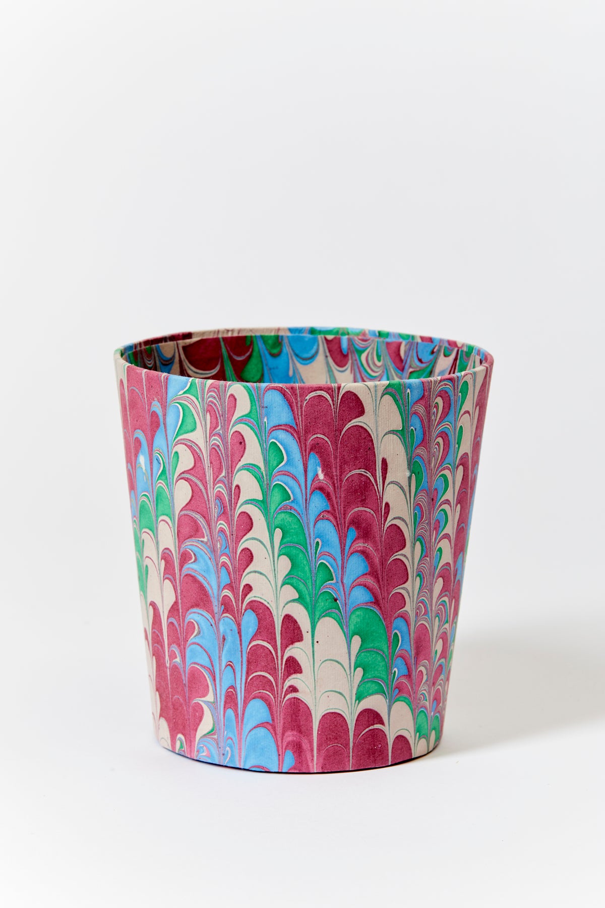 MARBLED PAPER CACHEPOT