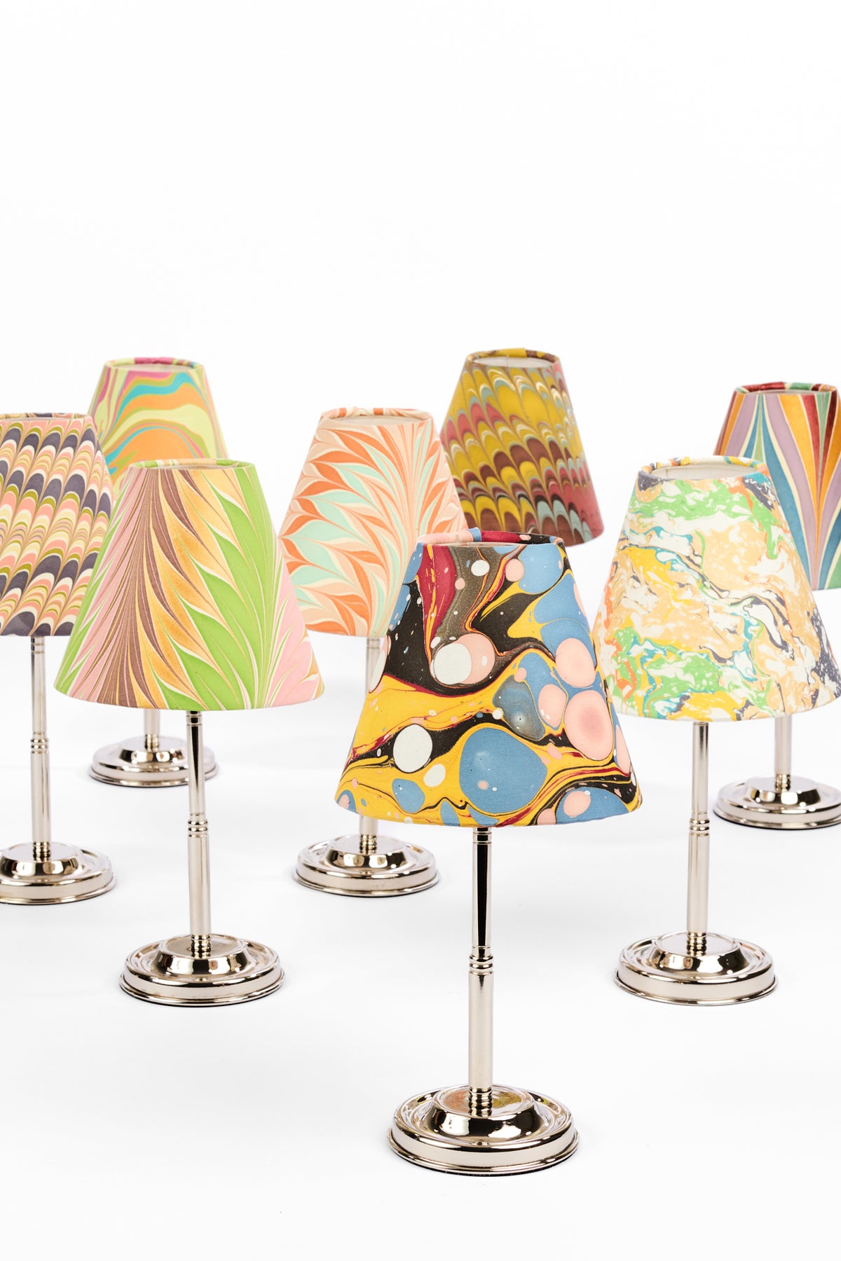 MARBLED TABLE LAMP SHADE
