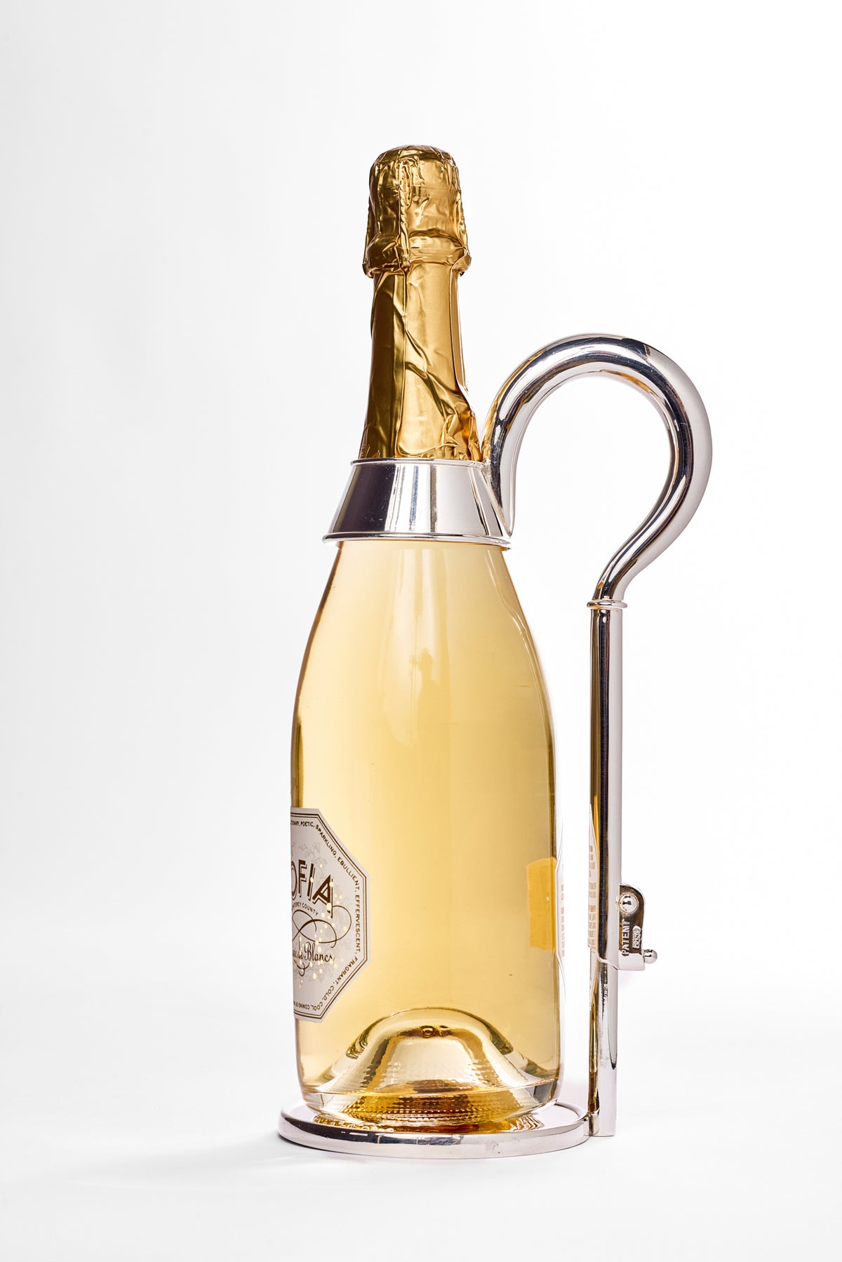 VINTAGE ENGLISH SILVER BOTTLE POURER
