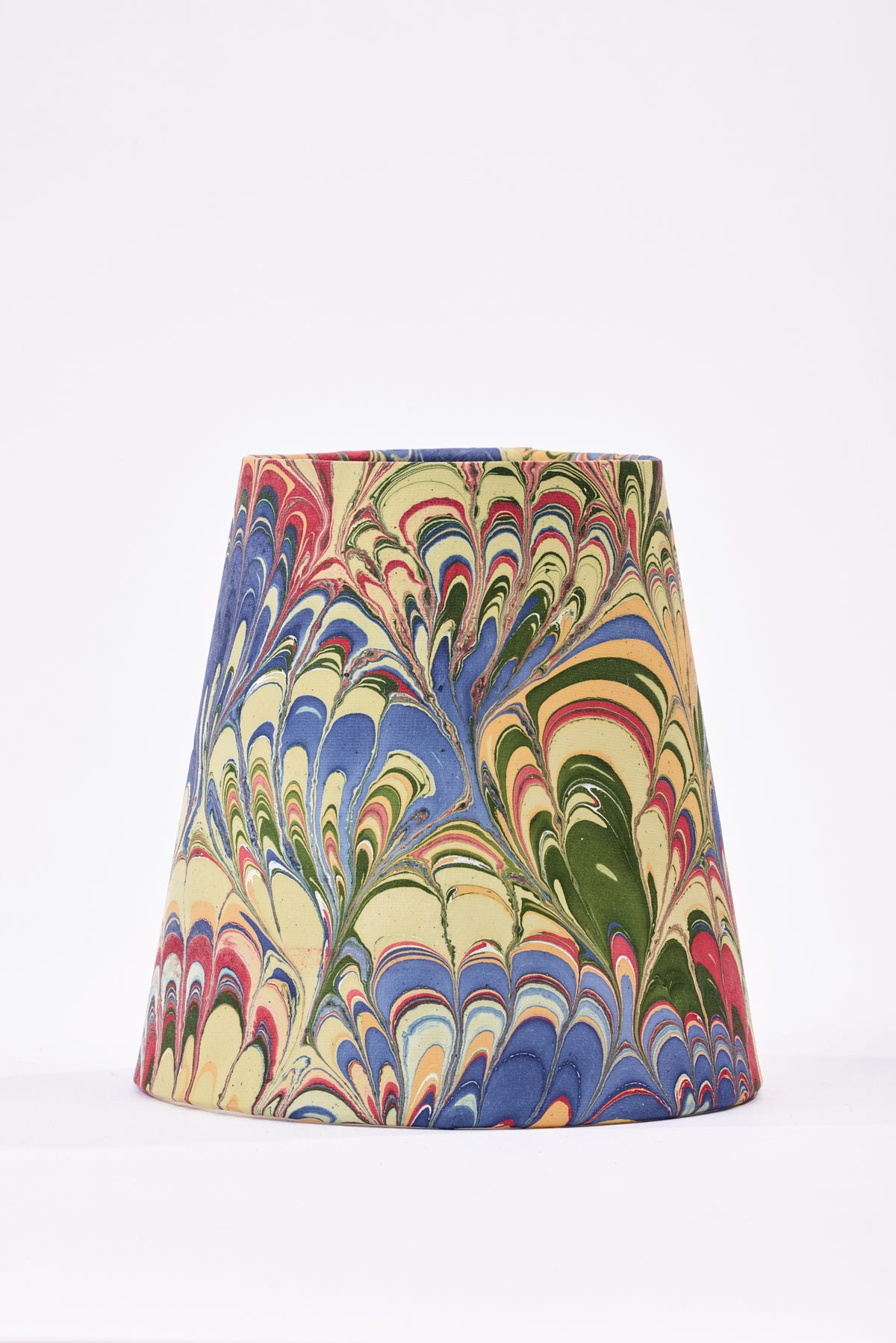 MARBLED PAPER CHANDELIER SHADE