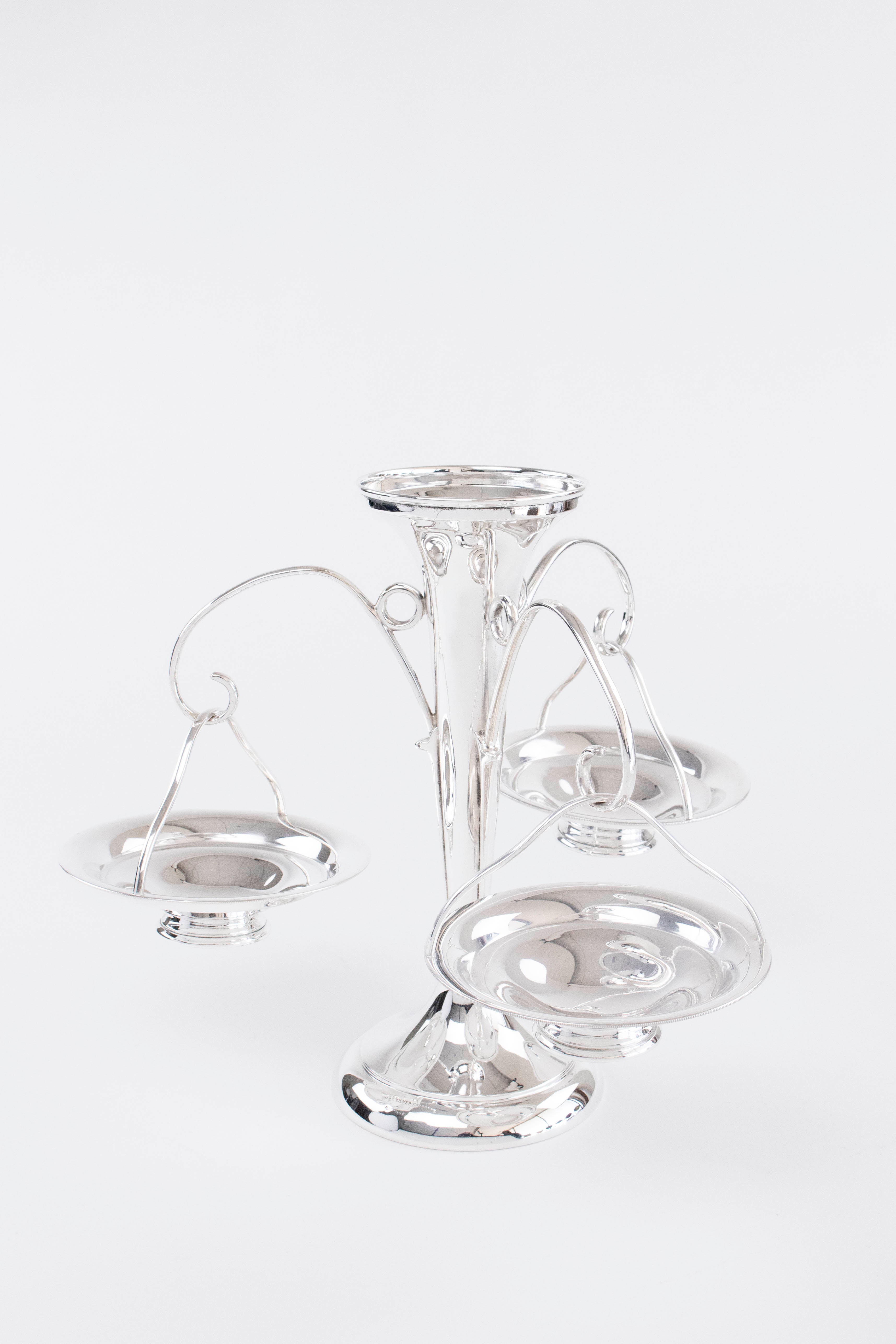 Vintage silver tea service.