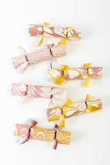 SET OF 6 MARBLED PARTY CRACKERS