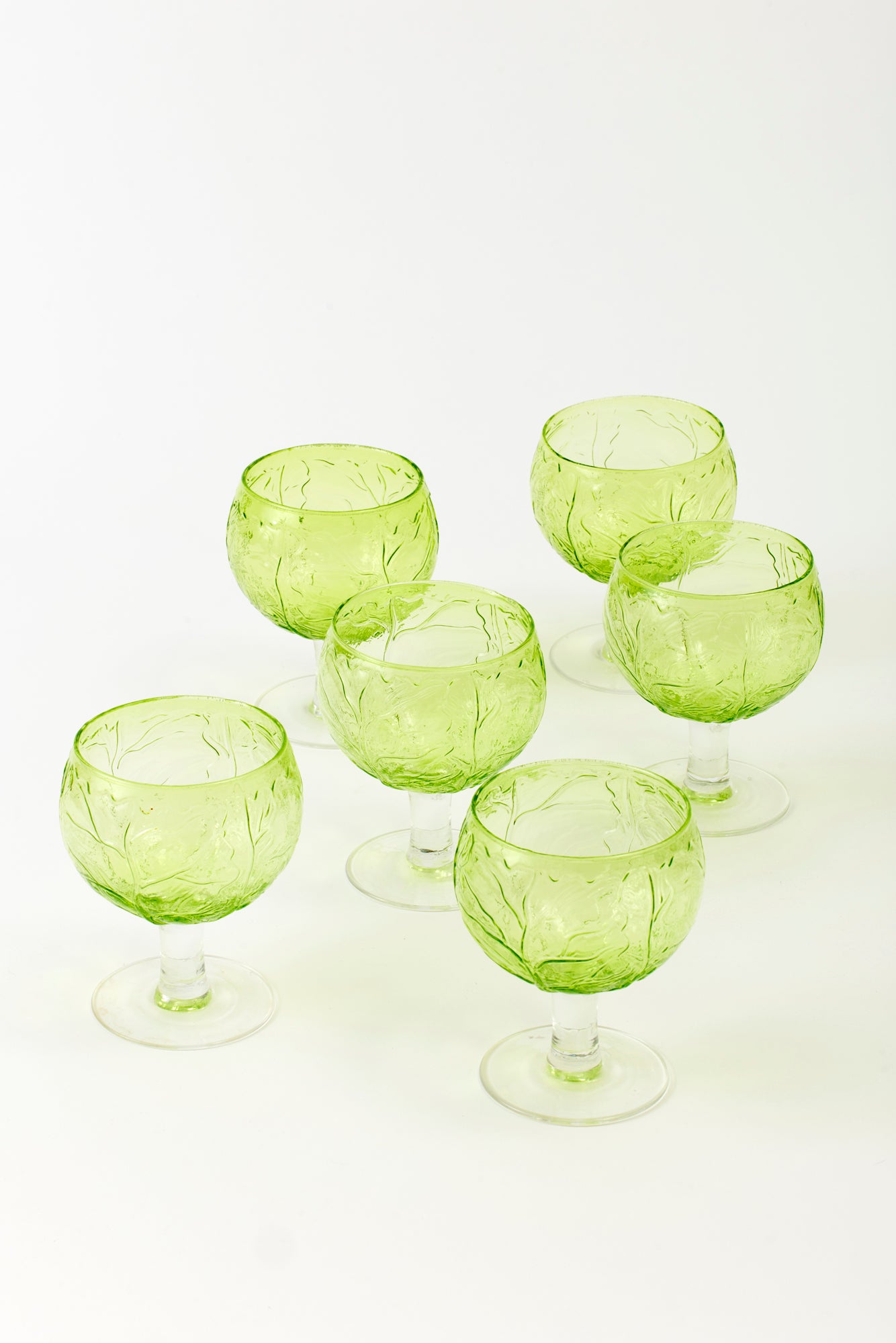 Vintage cabbage goblets.