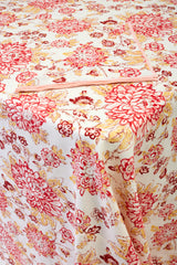 SPICY FLORAL TABLECLOTH-TO-THE-FLOOR