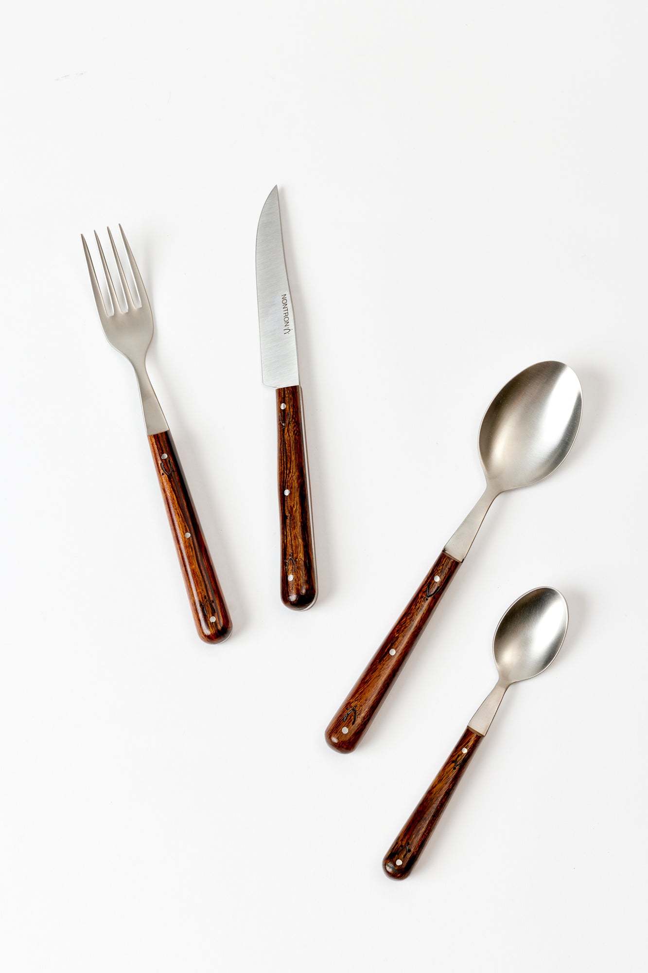 Ironwood flatware made in France.