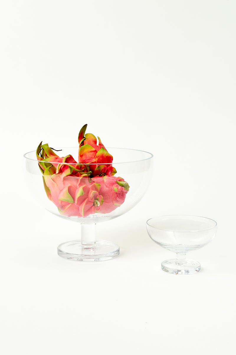 CIBIC FOOTED GLASS BOWLS