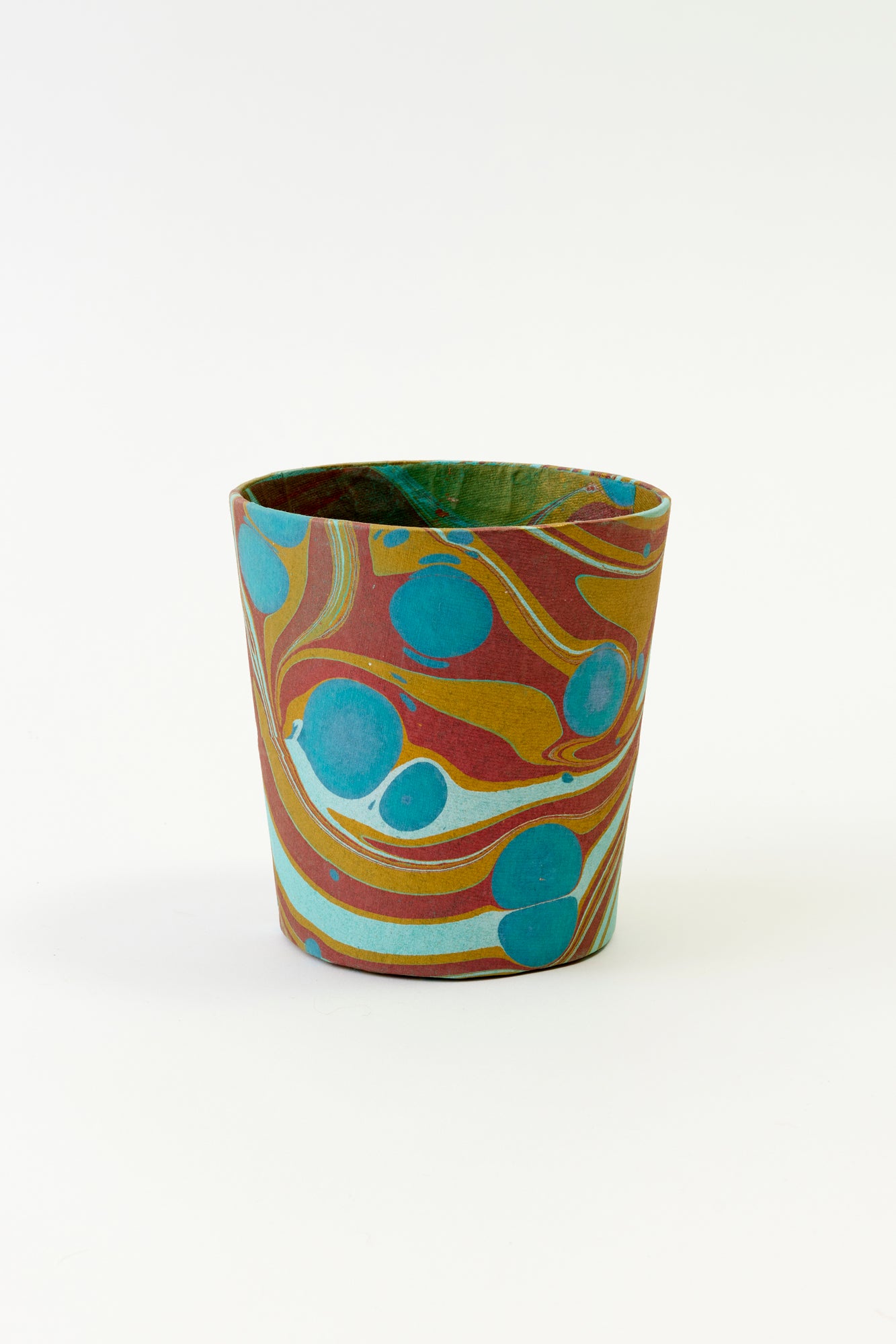 MARBLED PAPER CACHEPOT