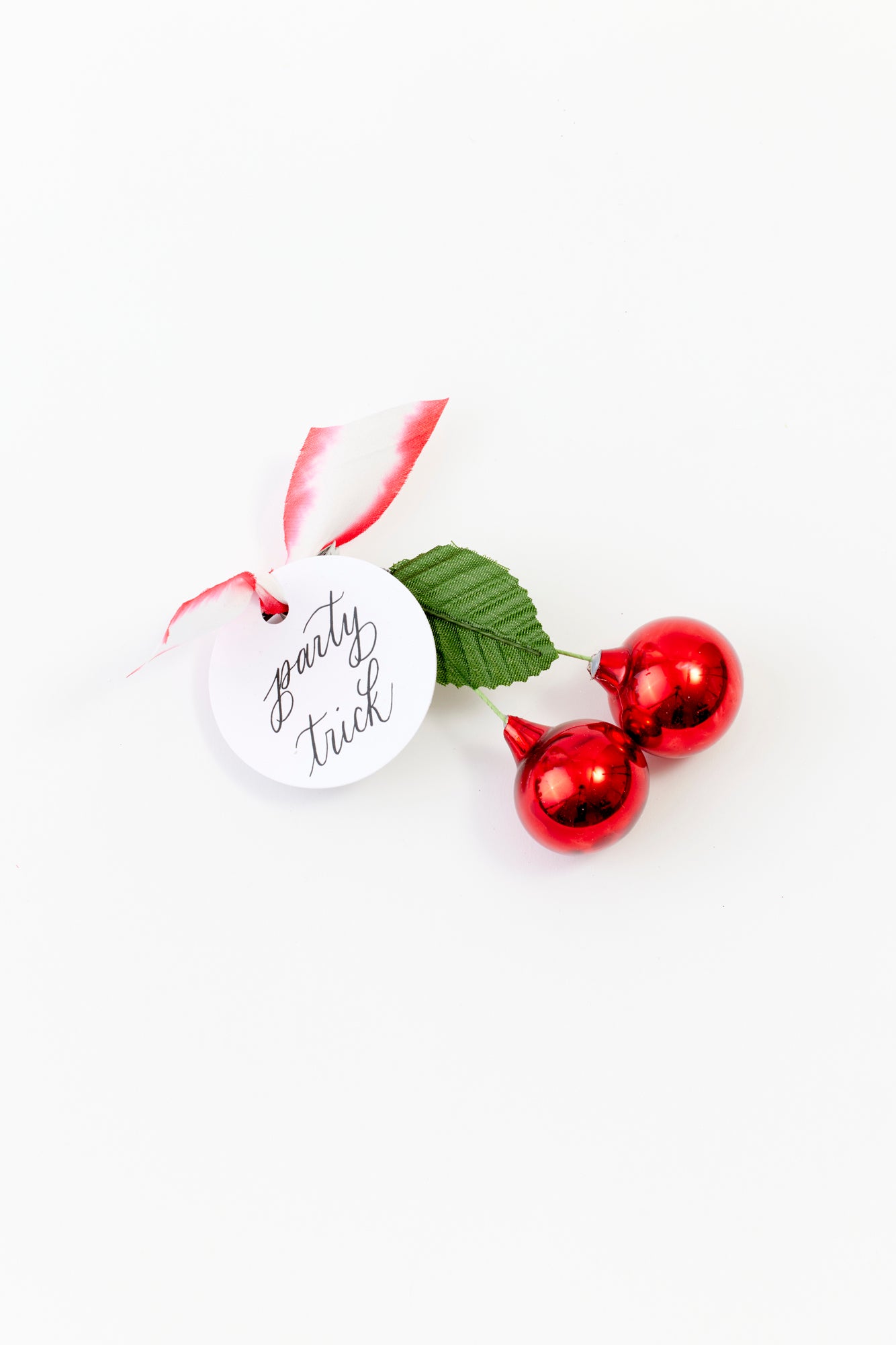 Cherry ornament.