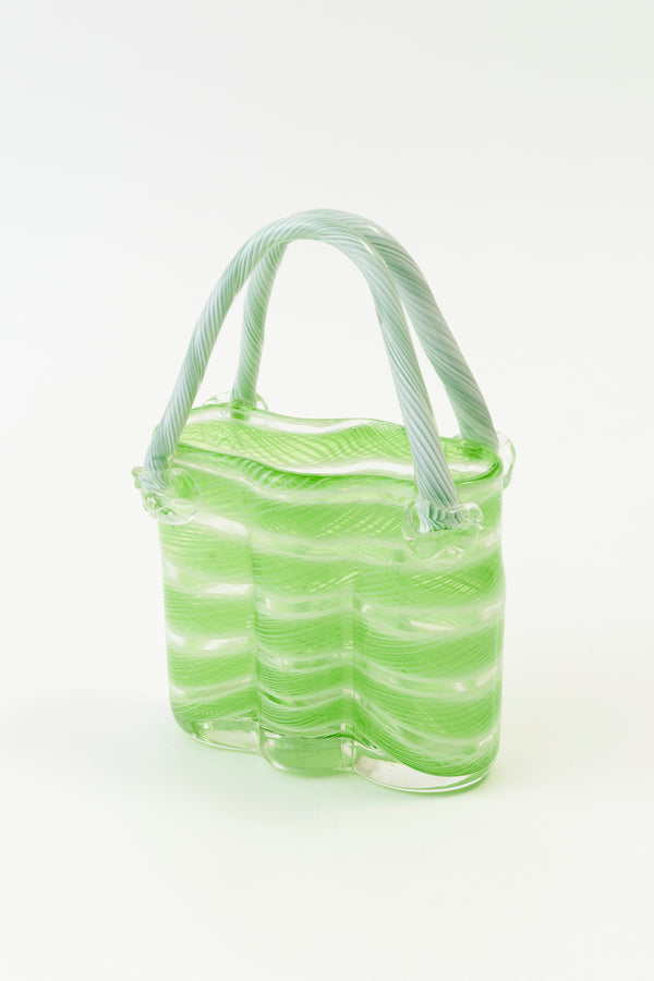 VINTAGE MURANO GLASS POCKETBOOK VASE