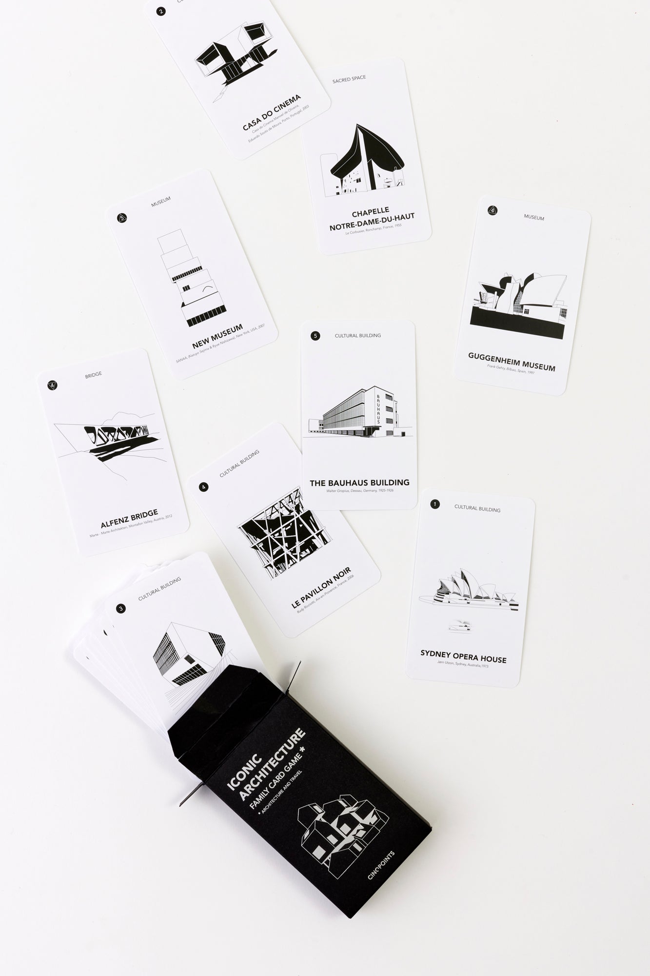 ICONIC ARCHITECTURE FAMILY CARD GAME