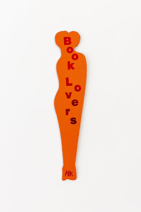 BOOK LOVERS LEATHER BOOKMARK