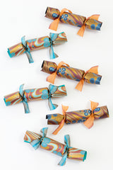 SET OF 6 TWILIGHT MARBLED PARTY CRACKERS