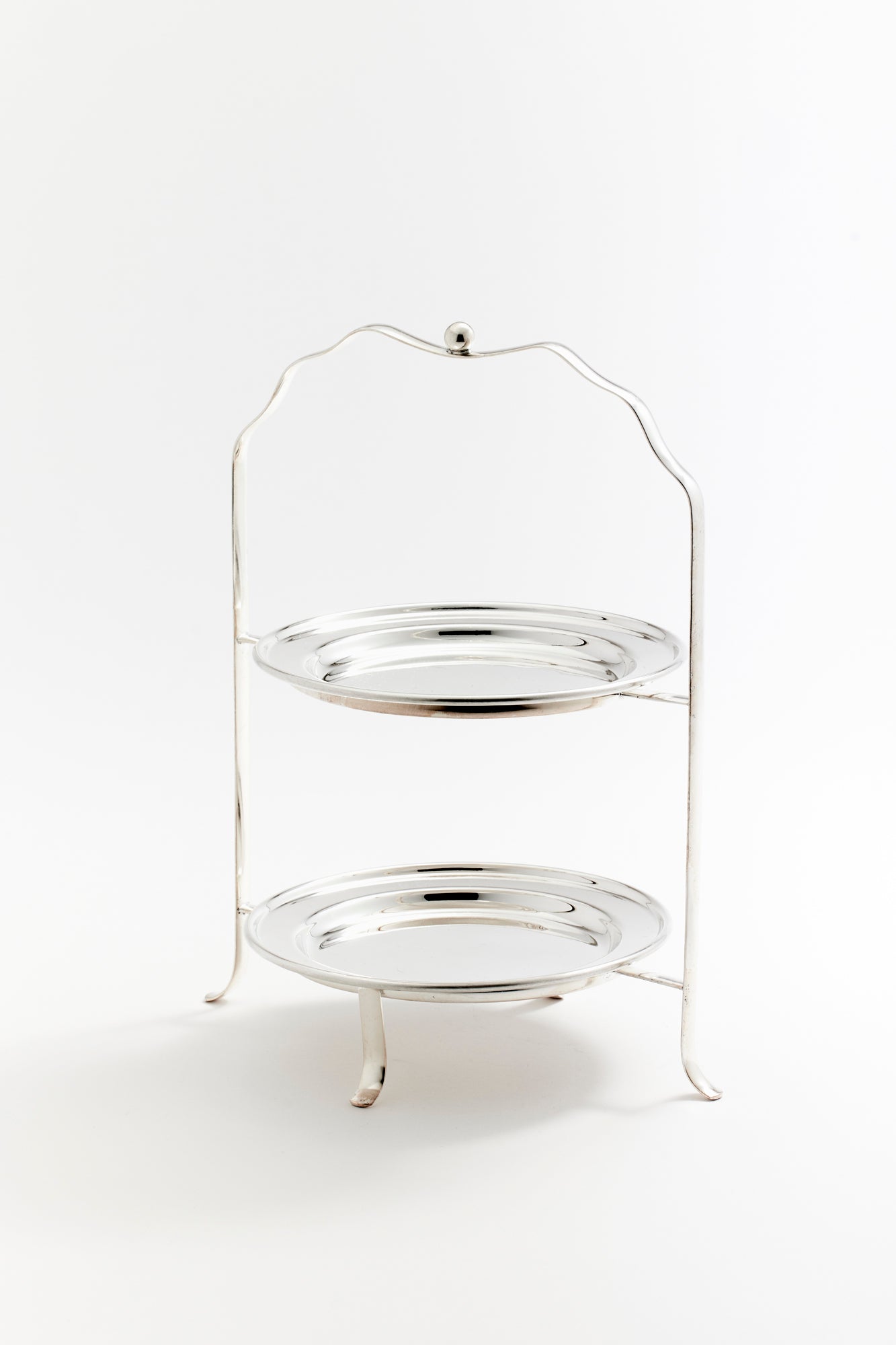 VINTAGE ENGLISH SILVER TEA STAND