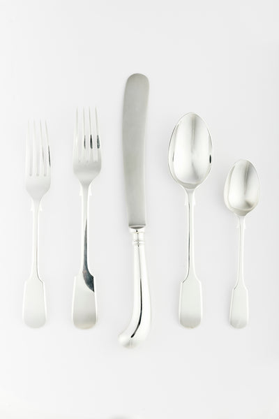 STERLING SILVER FIDDLE FLATWARE