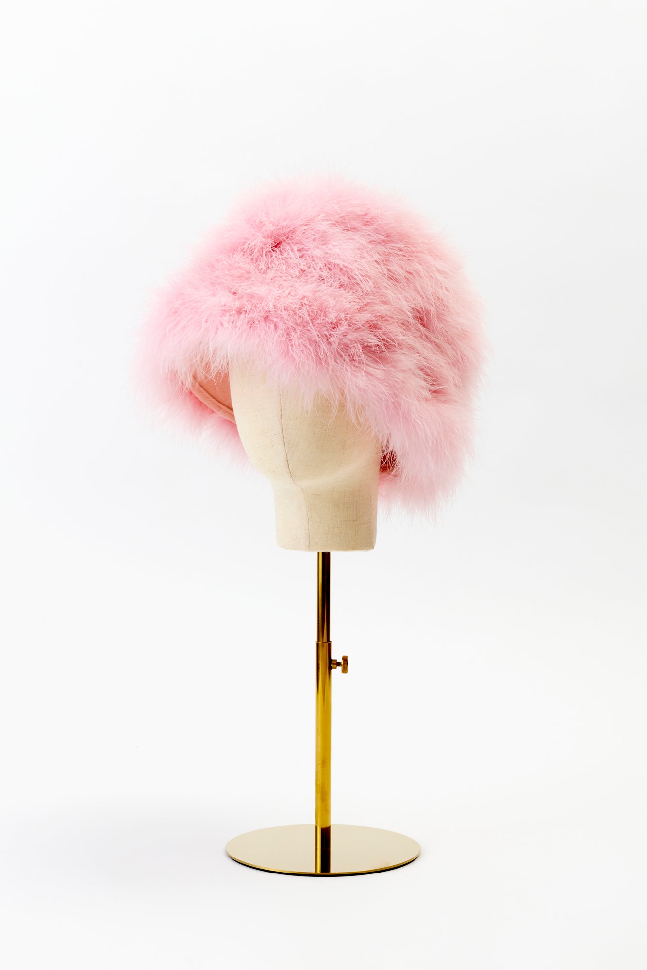 Fuzzy poof hats. Perfect Easter or chick costume.